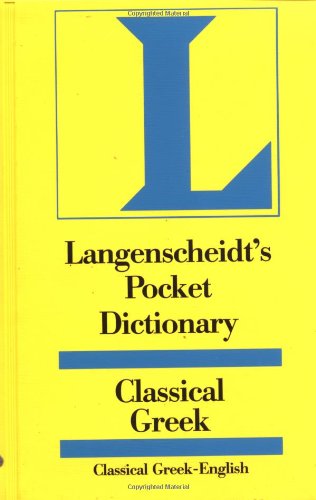 Langenscheidt's Pocket Dictionary Classical Greek - English | Compact Bilingual Reference Book for Students & Travelers | Ancient Greek Language Learning, Bible Study & History Research