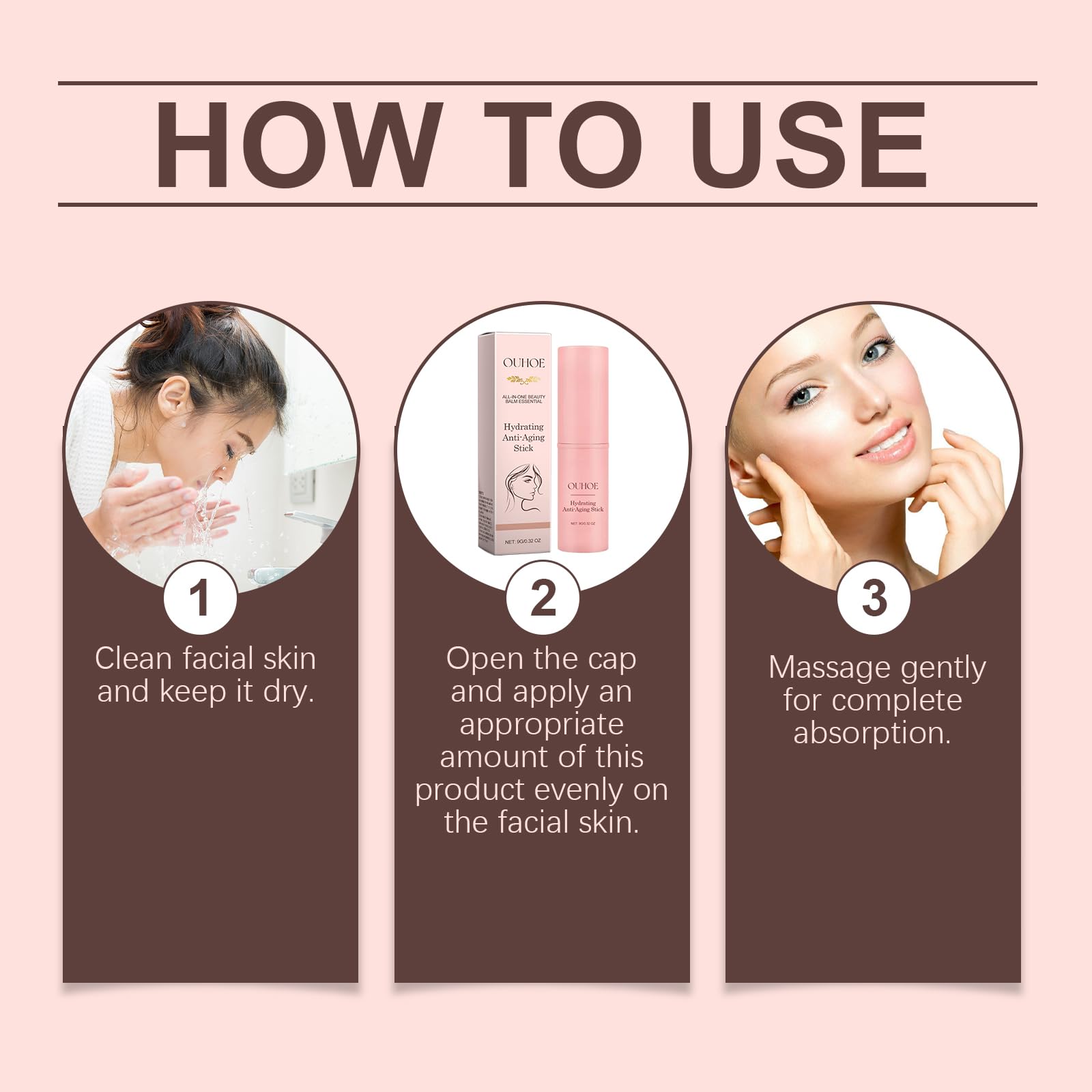 Hydrating Anti-Aging Collagen Moisturizing Stick - Wrinkle Reduction & Multi-Moisture Balm for All Skin Types | Perfect for Daily Skincare, Travel & On-The-Go Hydration