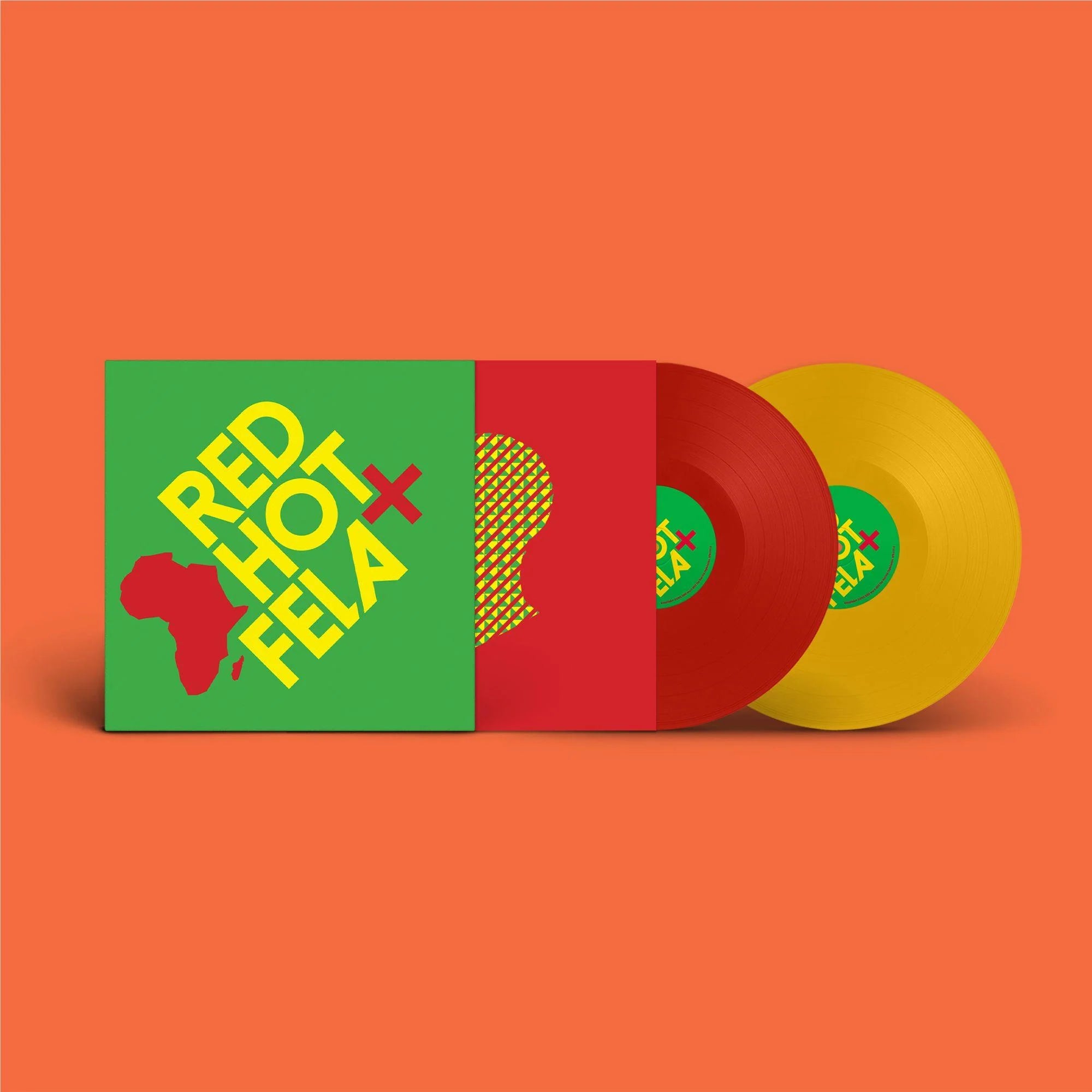 Fela Kuti - Red Hot & Fela Limited Edition Colored Vinyl LP | Afrobeat Music Collector's Item | Perfect for Record Collectors & Music Enthusiasts