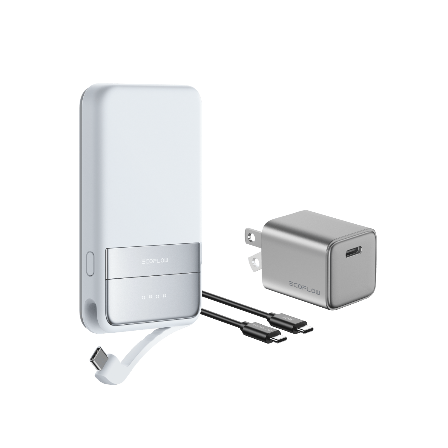 EcoFlow RAPID 5000mAh Magnetic Power Bank - Portable Charger for iPhone 15/14/13, Android Phones | Perfect for Travel, Camping & Emergency Power Backup