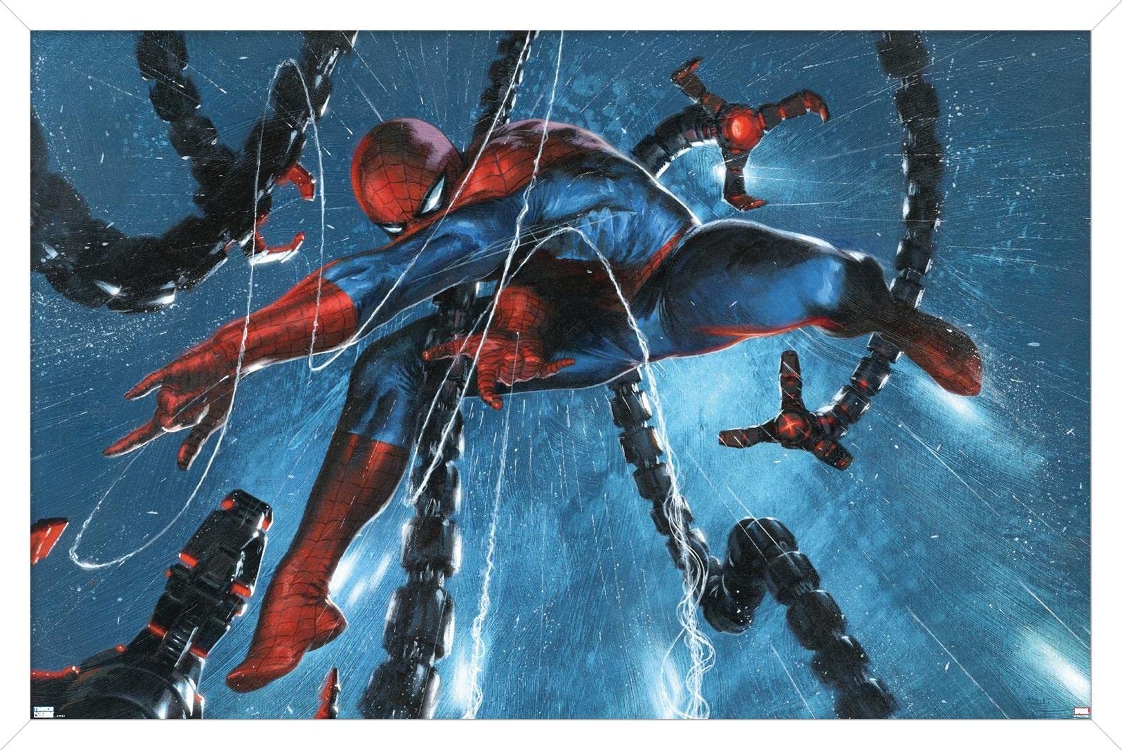 Trends International Marvel Comics Spider-Man vs Doctor Octopus Rain Cover Wall Poster - 34
