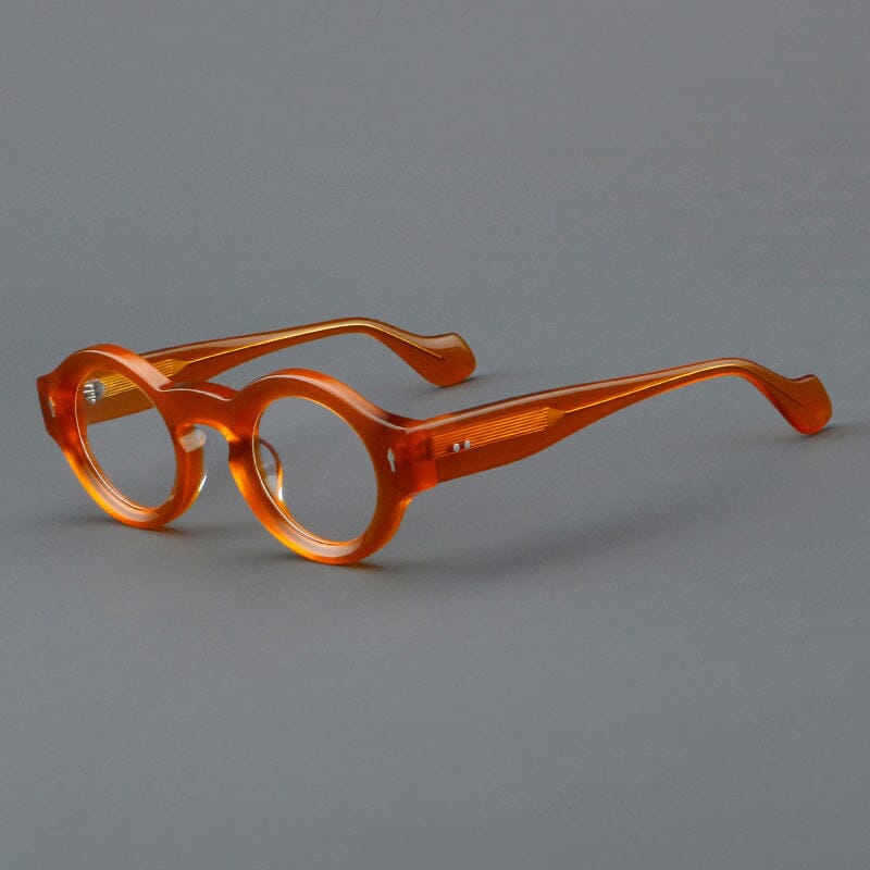 Yuki Vintage Acetate Glasses Frame - Classic Retro Eyewear for Women & Men - Perfect for Reading, Fashion & Daily Use