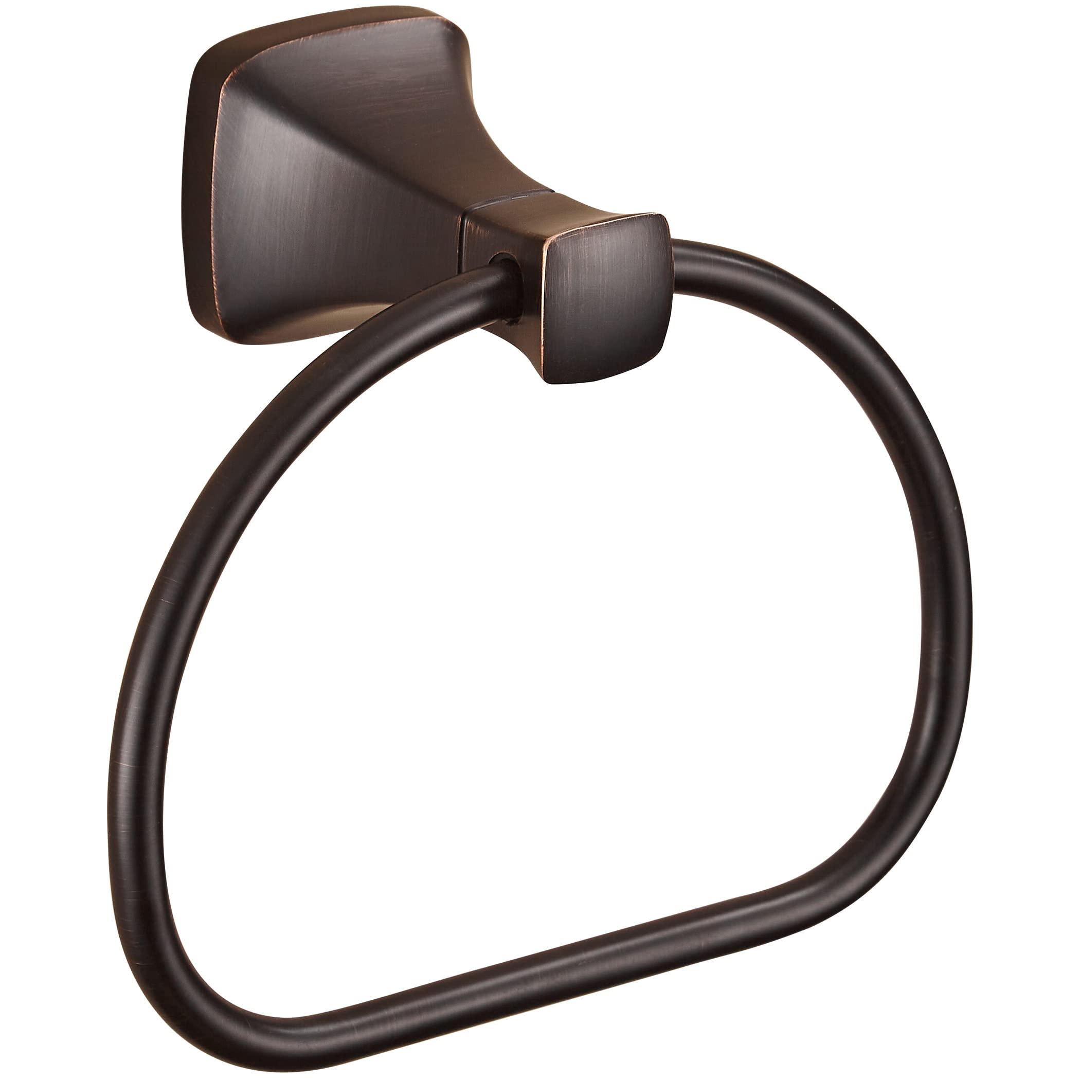 Oil Rubbed Bronze Towel Ring - Rustic Farmhouse Wall Mounted Bathroom Towel Holder for Hand & Kitchen Towels - Perfect for Bathroom, Kitchen & Farmhouse Decor