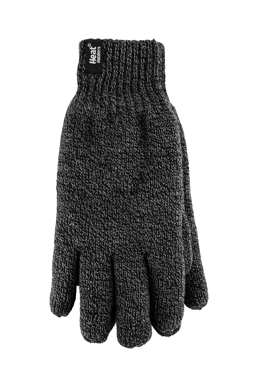 Heat Holder Thermal Gloves for Men - 1 Pair with Heatweaver Yarn, Gray, Size L/XL - Perfect for Winter Sports, Skiing, Snowboarding & Outdoor Activities