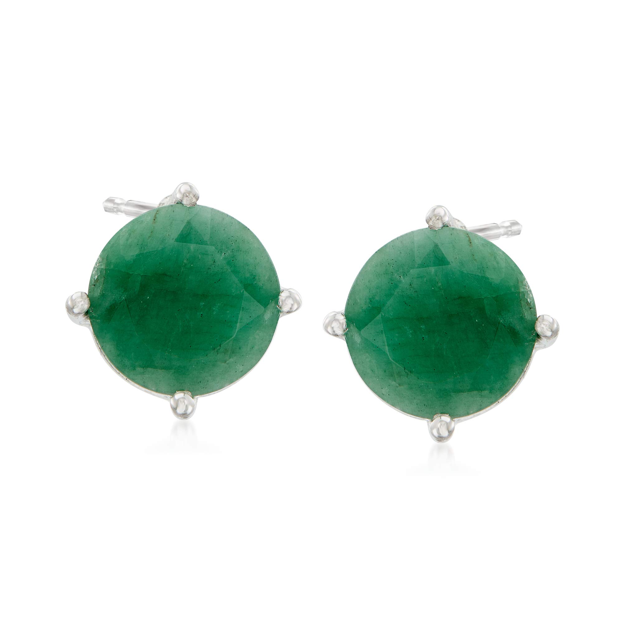 Ross-Simons 4.00 Carat Total Weight Sterling Silver Gemstone Earrings for Women | Elegant Gift for Birthday, Anniversary & Special Occasions