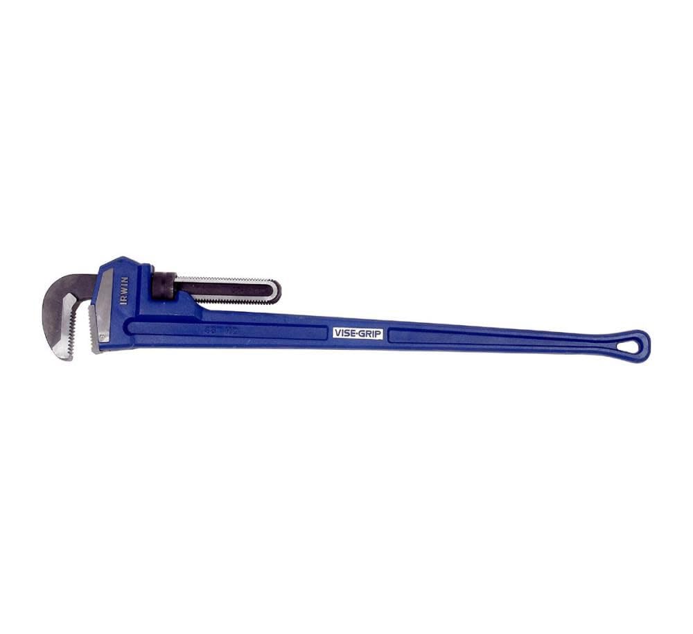 IRWIN Tools VISE-GRIP Pipe Wrench - 6-Inch Jaw, 48-Inch Length, Heavy Duty Cast Iron Construction (Model 274108) - Blue - Perfect for Plumbing, HVAC, and Construction Projects