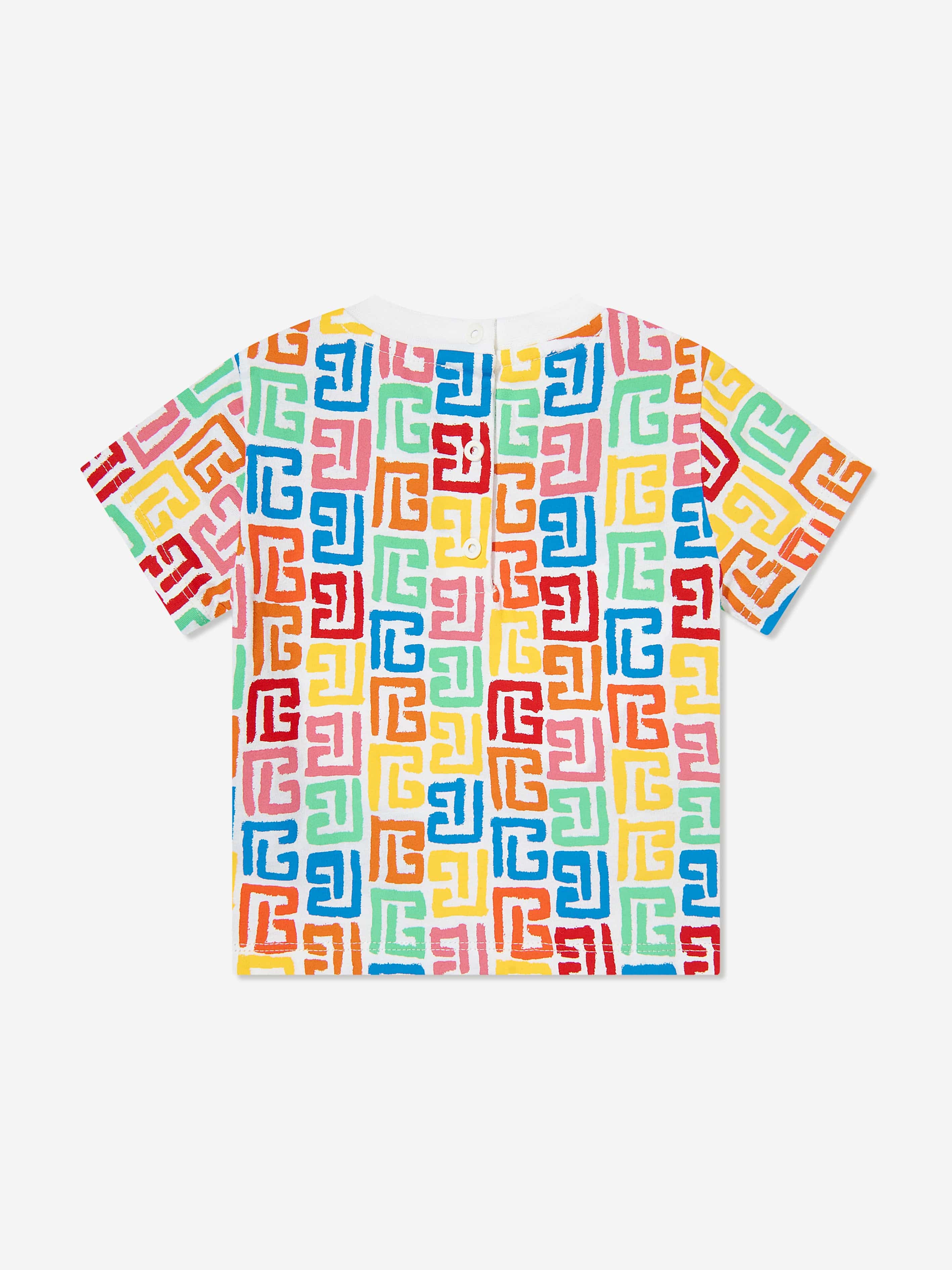 Balmain Baby Boys Monogram T-Shirt - Colorful Cotton Tee for Toddlers | Casual Outfit, Playtime & Special Occasions