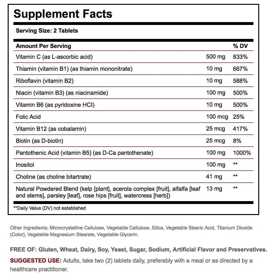 Solgar B Complex with Vitamin C Stress Support Supplement - Boost Energy, Immunity & Stress Relief for Daily Wellness