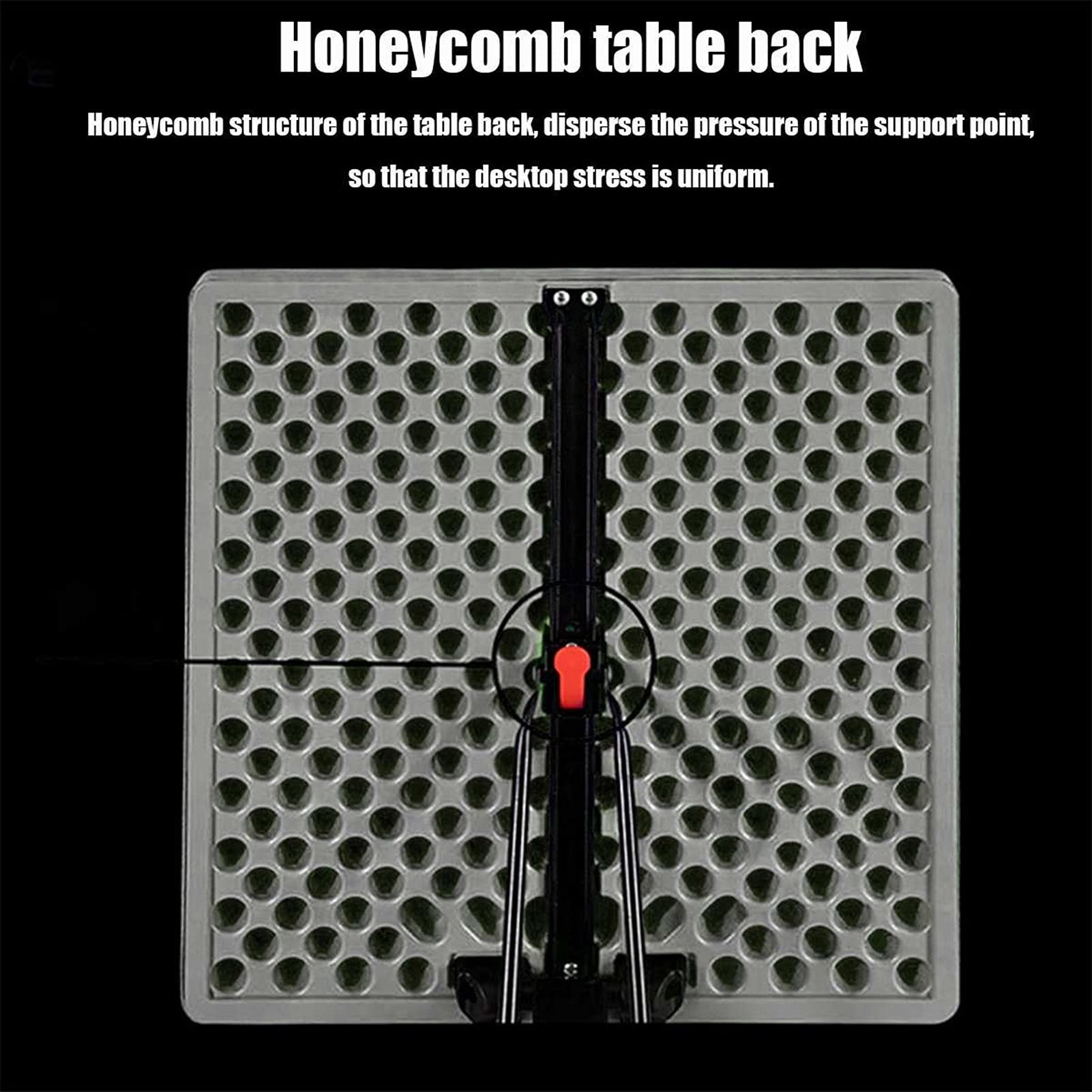 Adjustable Laptop Bed Table Tray - Foldable Computer Stand for Eating, Working & Reading on Couch or Bed | Portable Notebook Holder with Height Adjustment | Perfect for Home Office, Study & Relaxation (Black)