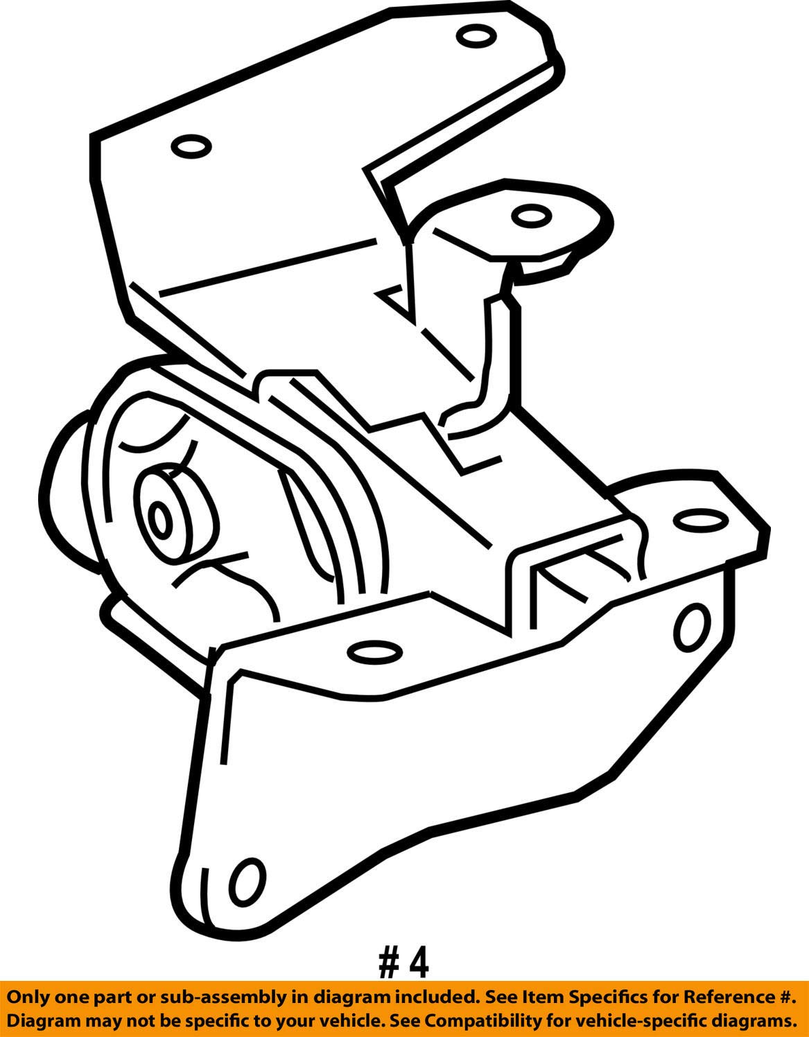 Toyota 12372-0T060 Engine Mount - Replacement Motor Mount Insulator for Smooth Performance - Perfect for Toyota Camry, Corolla, RAV4 - Reduces Vibration & Noise While Driving