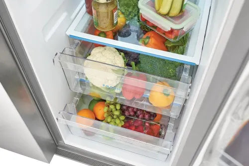Frigidaire FRSS2623AS 25.6 Cu. Ft. Stainless Steel Side by Side Refrigerator - 36 Inch Standard Depth for Modern Kitchen & Open Floor Plan Homes