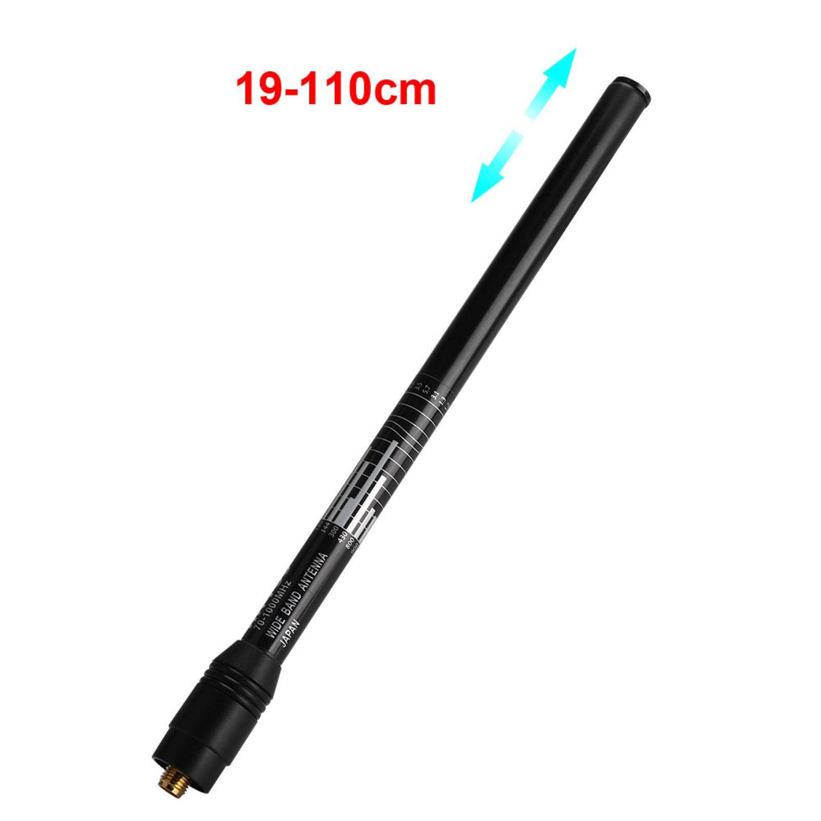 Socobeta Portable SMA-Female Connector Telescopic Antenna Scanner - Extendable for Ham Radio, Walkie Talkie & Signal Boosting | Indoor/Outdoor Use for Camping, Hiking & Emergency Communication