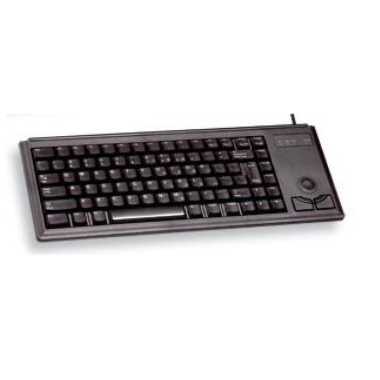 Cherry UltraSlim USB Wired Keyboard - Compact & Quiet for Office, Gaming, and Home Use - Black (Plug and Play) - Perfect for PC, Laptop, and Workspace Setup