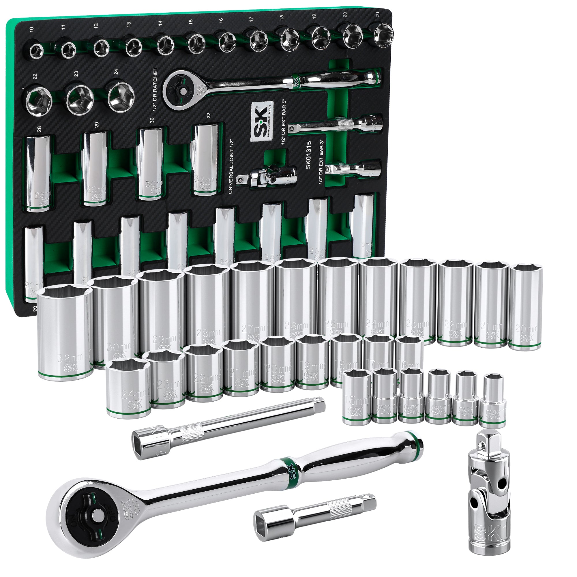31-Piece 1/2