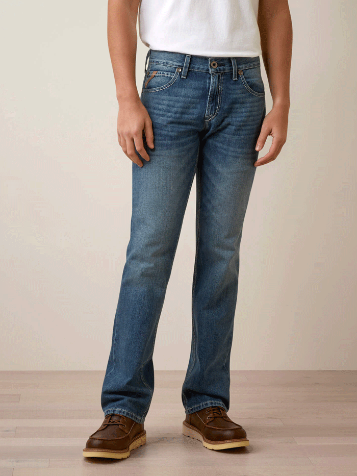 Ariat Men's M7 Slim Griffen Straight Jean Brighton - Durable Work & Casual Denim Pants for Outdoor & Everyday Wear
