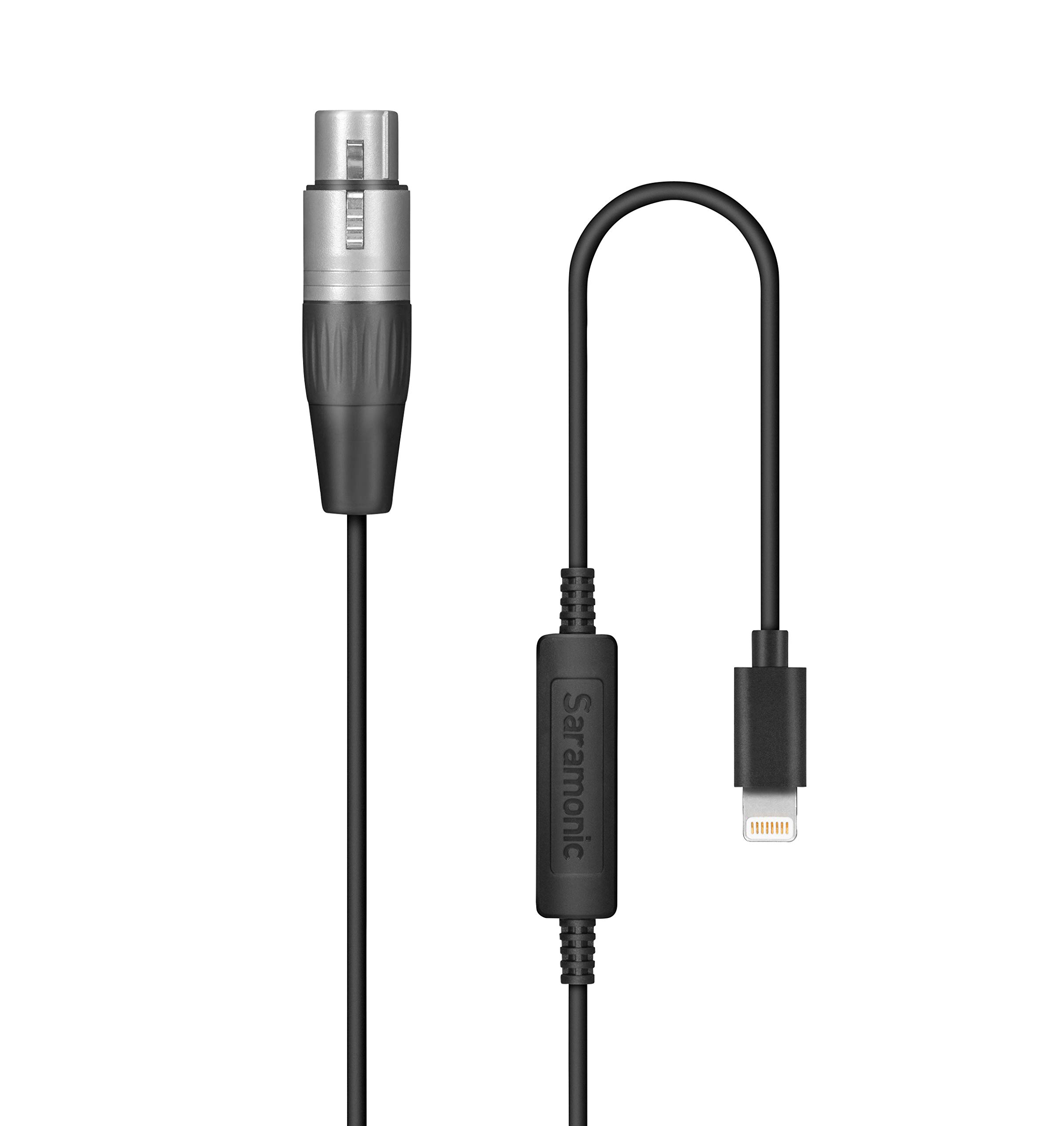 Saramonic LC-XLR XLR Female to Apple Lightning Microphone Cable for iPhone & iPad - Professional Audio Interface for Podcasting, Vlogging & Live Streaming