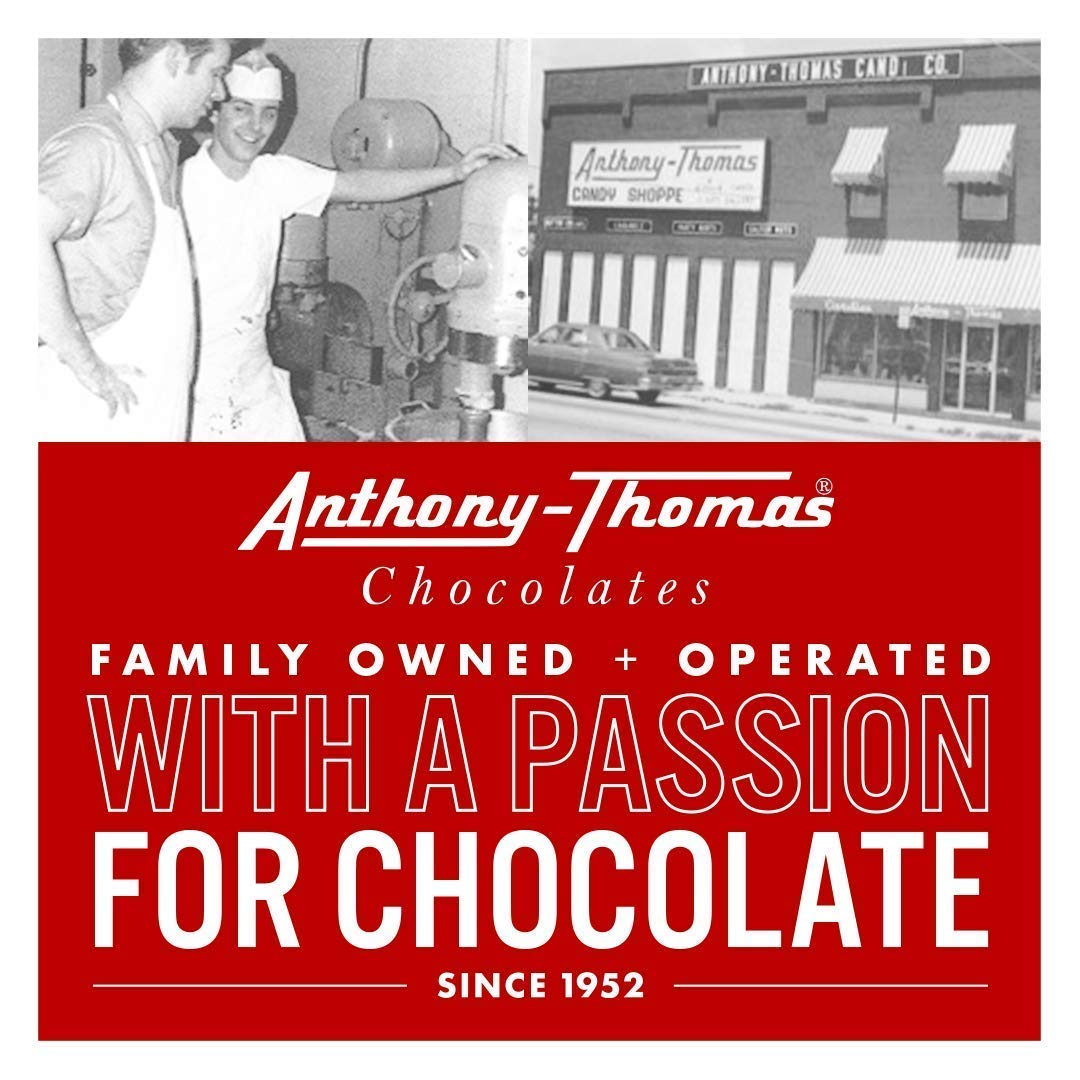 Anthony Thomas Ohio State Buckeyes Box - 6 Count Delicious Peanut Butter & Milk Chocolate Buckeyes | Great Tasting Snacks for Gifts, Parties & Game Day Treats