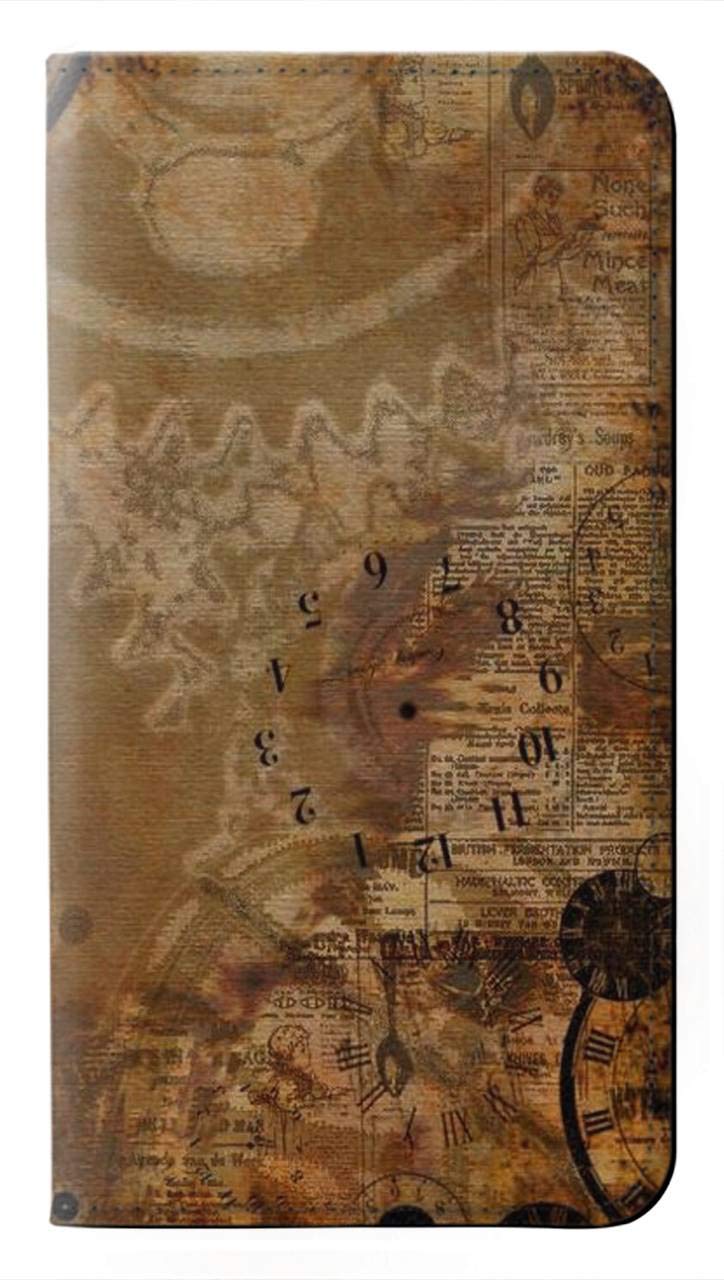 Vintage Steampunk PU Leather Case for Google Pixel 4a 5G - Perfect for Office & Travel