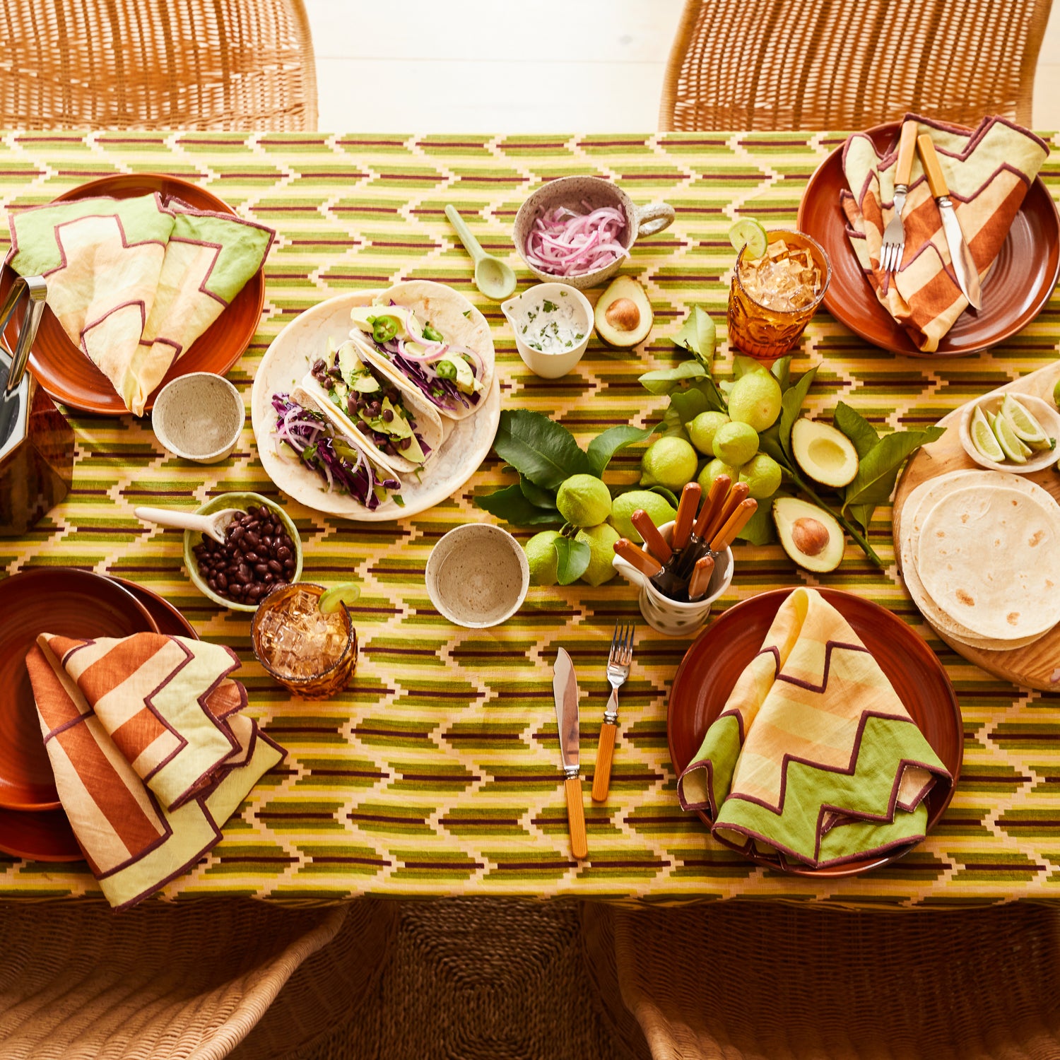 Eco-Friendly Jarita Palm Leaf Napkin Set - Biodegradable & Sustainable Dinner Napkins for Parties, Weddings, and Eco-Conscious Home Decor