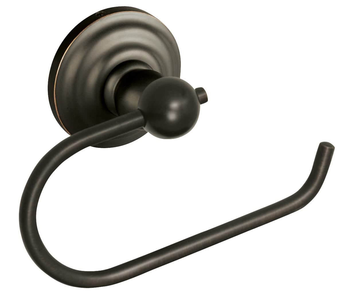 Ames 24-inch Brushed Nickel Towel Bar - Transitional Design for Bathroom, Bedroom, Closet & Kitchen | Durable & Stylish Bath Accessory for Hanging Towels, Robes & Clothes