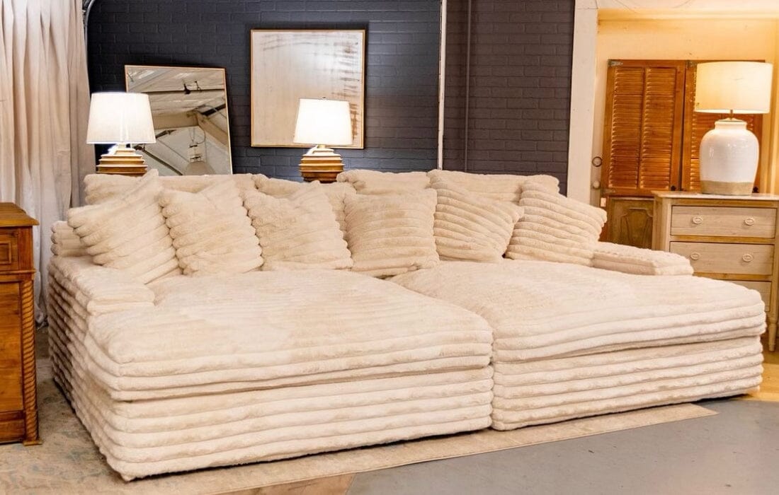 John Michael Designs Mondo Double Chaise Sofa - 120