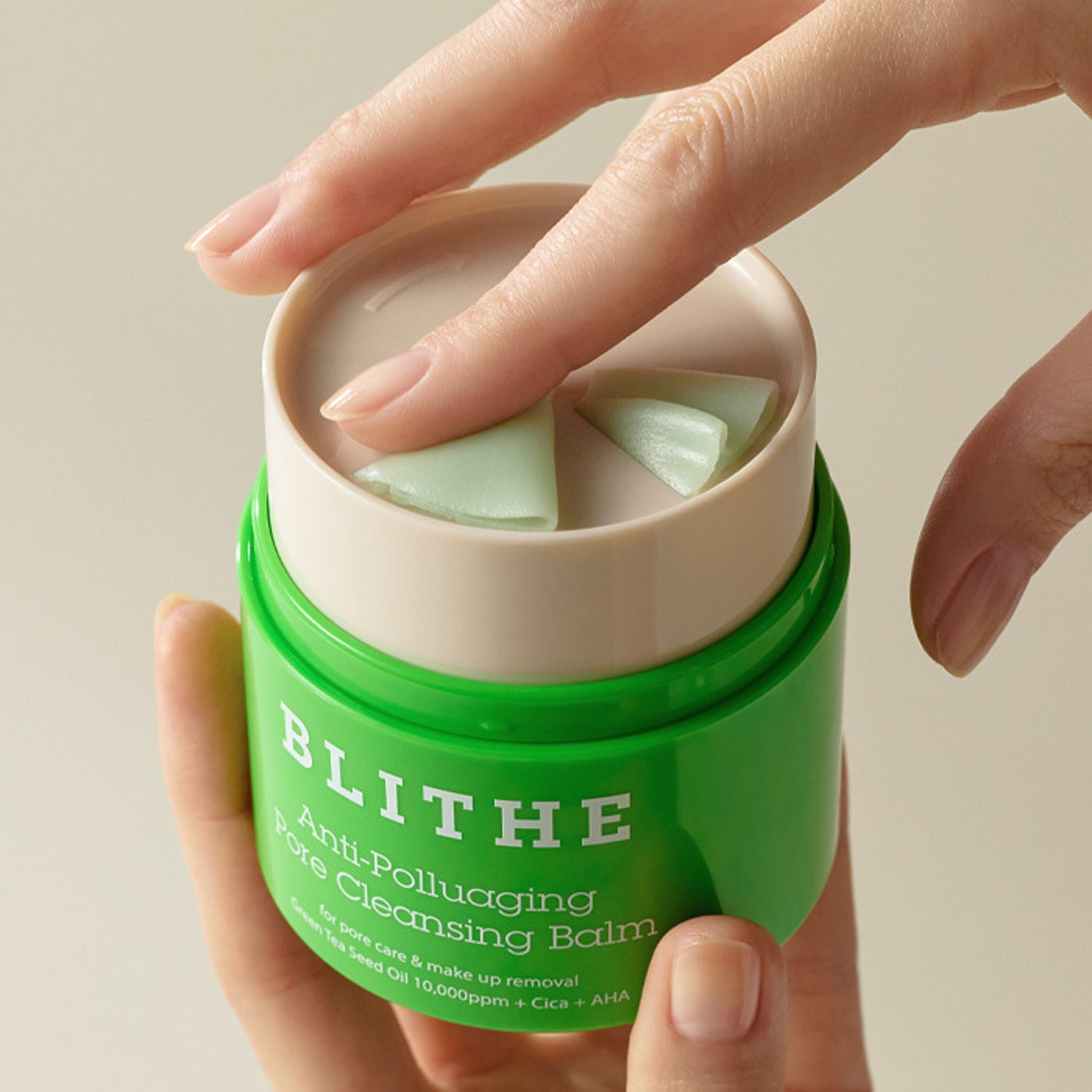 BLITHE Anti-Pollution Pore Cleansing Balm 50ml - Deep Cleansing Face Exfoliator for Blackheads & Acne - Perfect for Daily Skincare & Travel