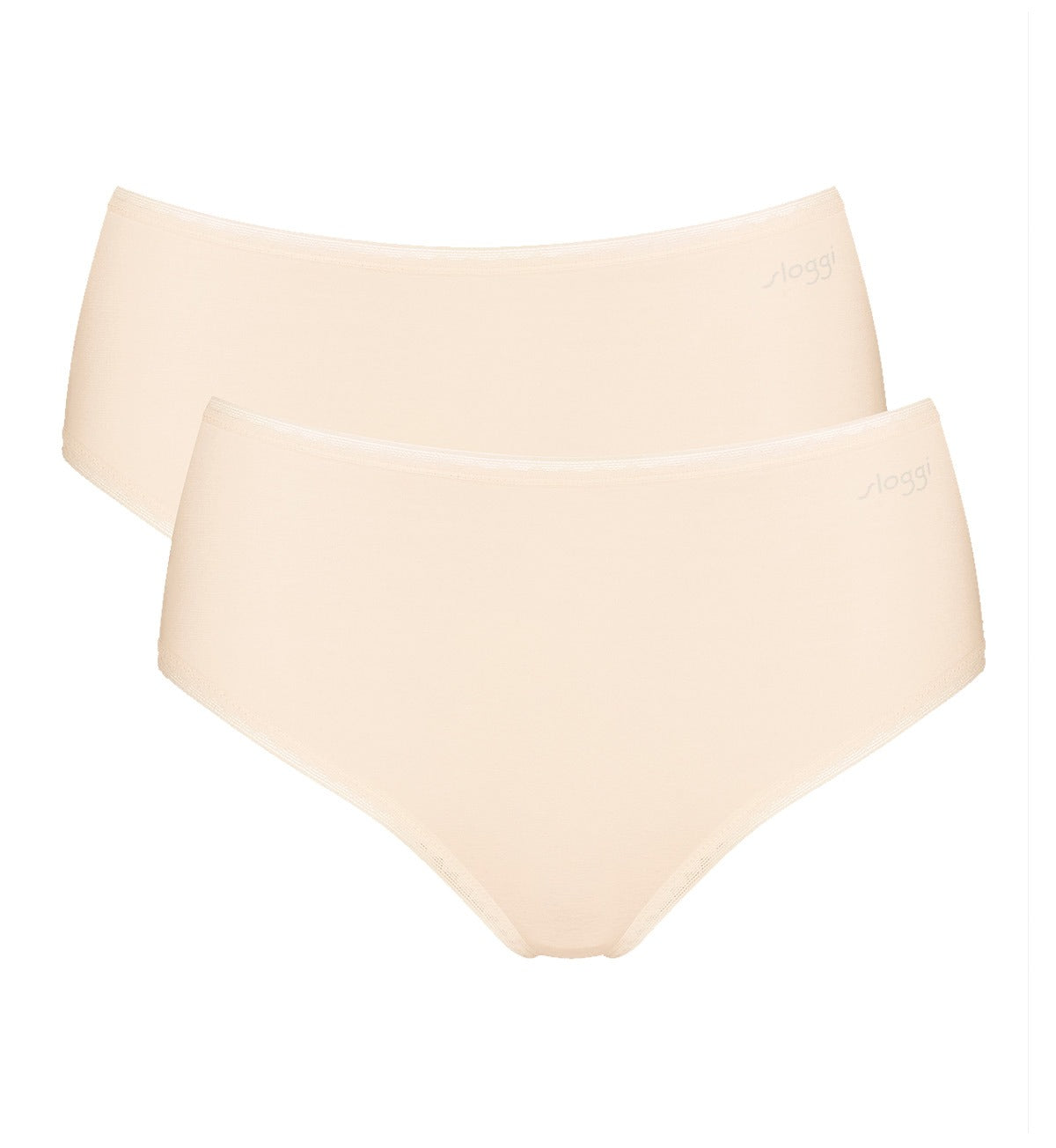 SLOGGI GO High Waist Underwear 2-Pack - Comfortable & Supportive Women's Panties for Everyday Wear & Active Lifestyles
