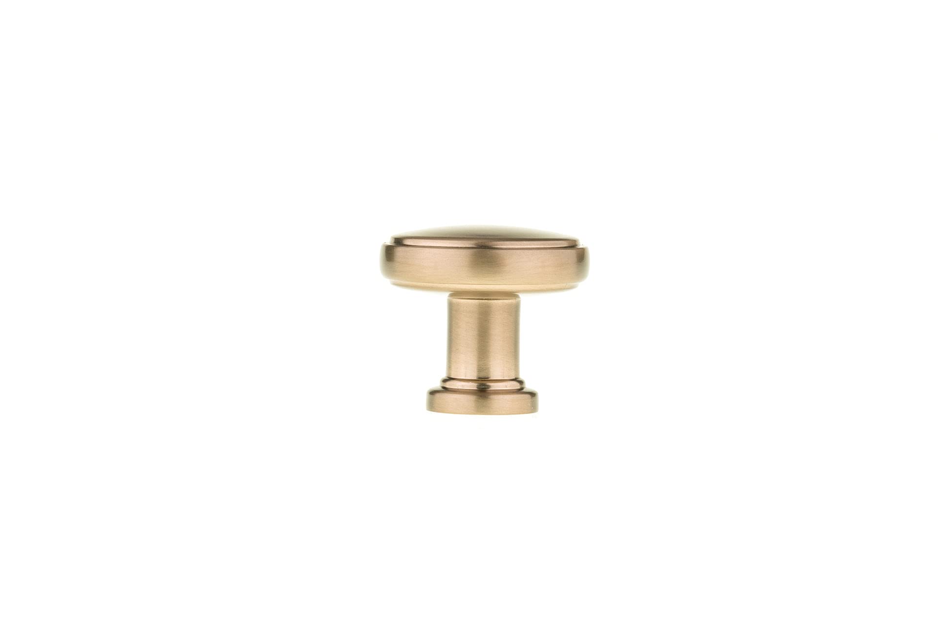 Richelieu Hardware BP872634CHBRZ Crestmont Collection 1 5/16-inch (34mm) Champagne Bronze Modern Cabinet Knob - Elegant Drawer Pull for Kitchen Cabinets, Bathroom Vanity & Furniture (Set of 10) - Perfect for Home Renovation & DIY Projects