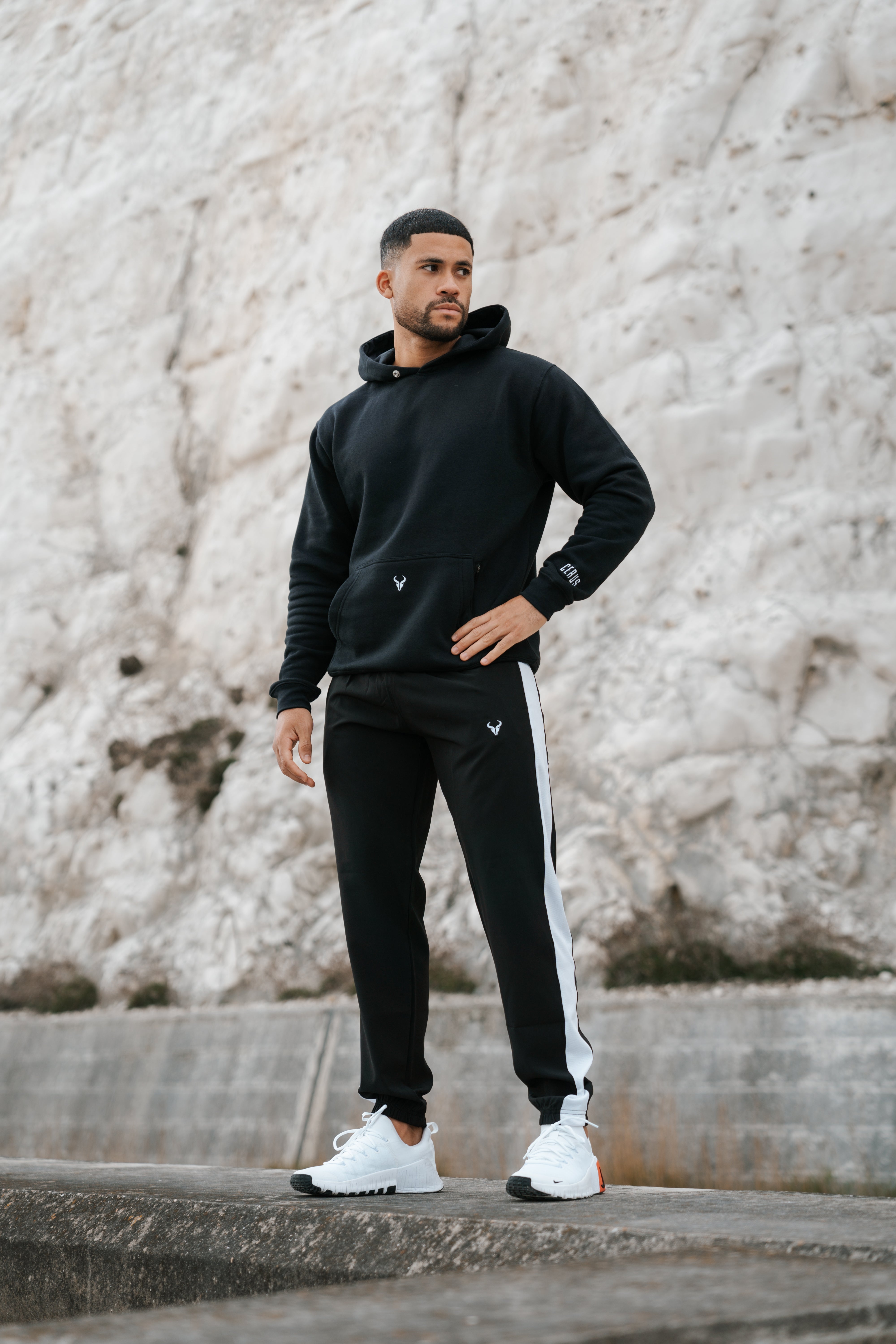 Cerus Black Original Hoodie for Men & Women - Soft Cotton Pullover Sweatshirt with Kangaroo Pocket | Perfect for Casual Wear, Gym, and Outdoor Activities