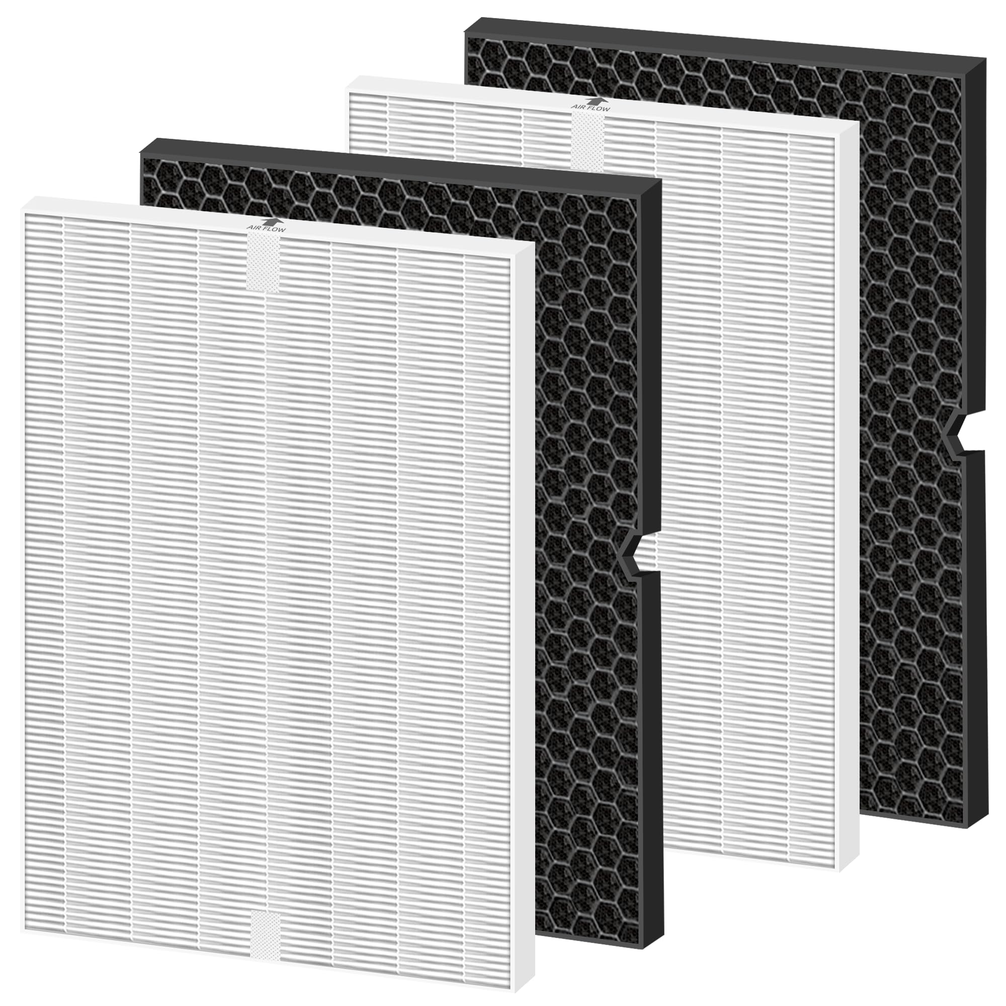 Winix 5500-2 & 5510 AM80 Replacement HEPA Carbon Air Purifier Filters (2-Pack) - Compatible with Plasmawave Technology, Odor & Allergen Reduction for Cleaner Indoor Air