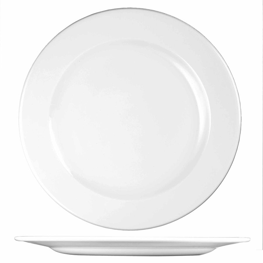 Churchill Profile 8.25 White Skateboard Deck Plate - 12 Pack/Case - Perfect for Skate Parks & Street Skating
