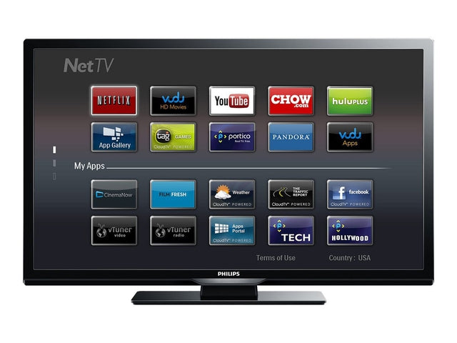 PHILIPS 46PFL3608/F7 46-inch 1080P Full HD 60Hz LED Smart HDTV with WiFi - Perfect for Living Room Entertainment & Streaming