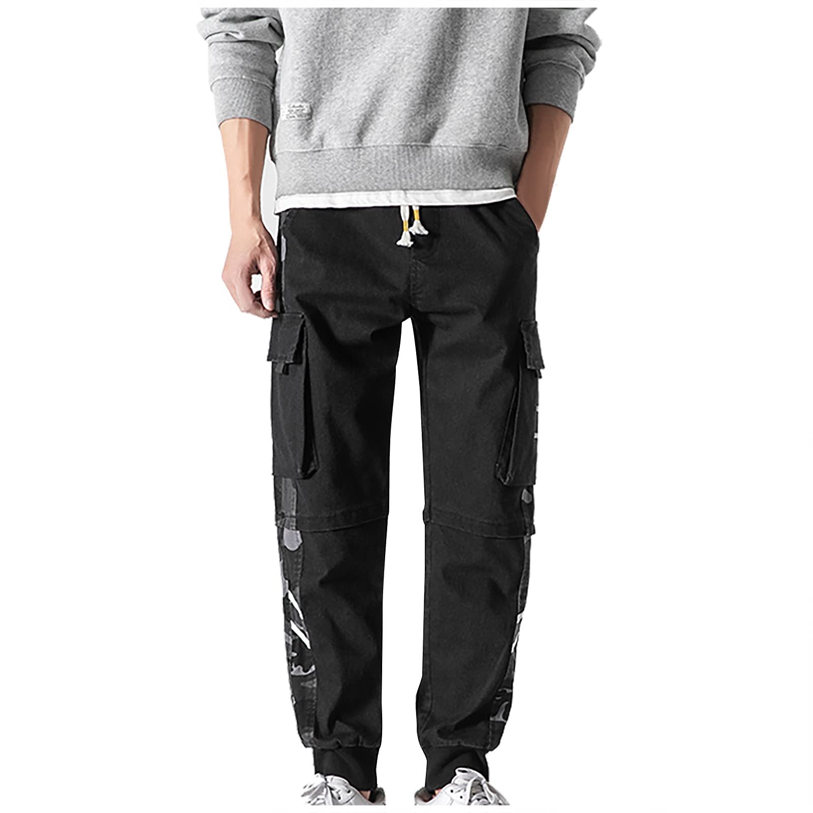 Men's Classic Cargo Combat Work Pants - Relaxed Fit Twill Safety Pants for Outdoor, Hiking & Workwear | Durable & Comfortable for Daily Wear