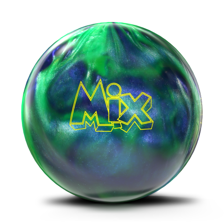 Storm Mix Bowling Ball - Lime, Royal & Custard Colors | Perfect for League Play & Casual Bowling