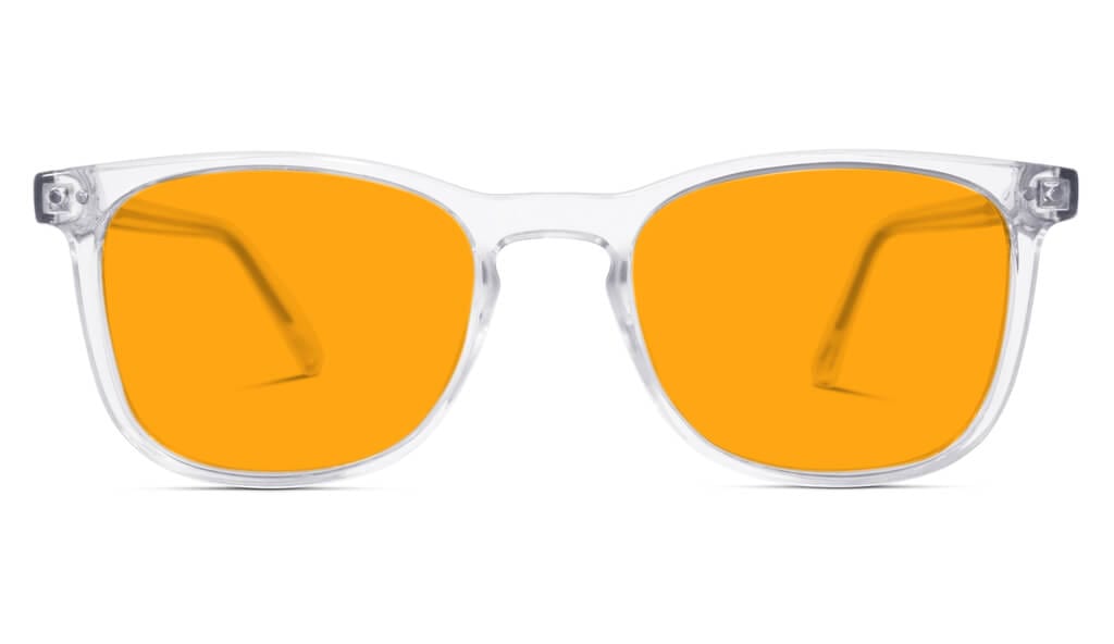 SunDown Taylor Blue Light Blocking Glasses - Crystal Clear Lens for Eye Strain Relief & Better Sleep - Perfect for Gaming, Working & Nighttime Use