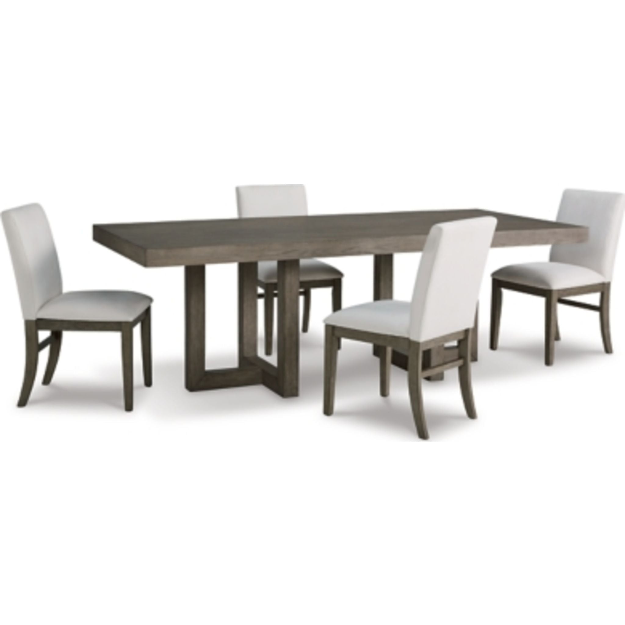 Anibecca 5-Piece Modern Dining Table Set with 4 Chairs - Perfect for Small Spaces, Kitchen, Breakfast Nook & Apartment Dining