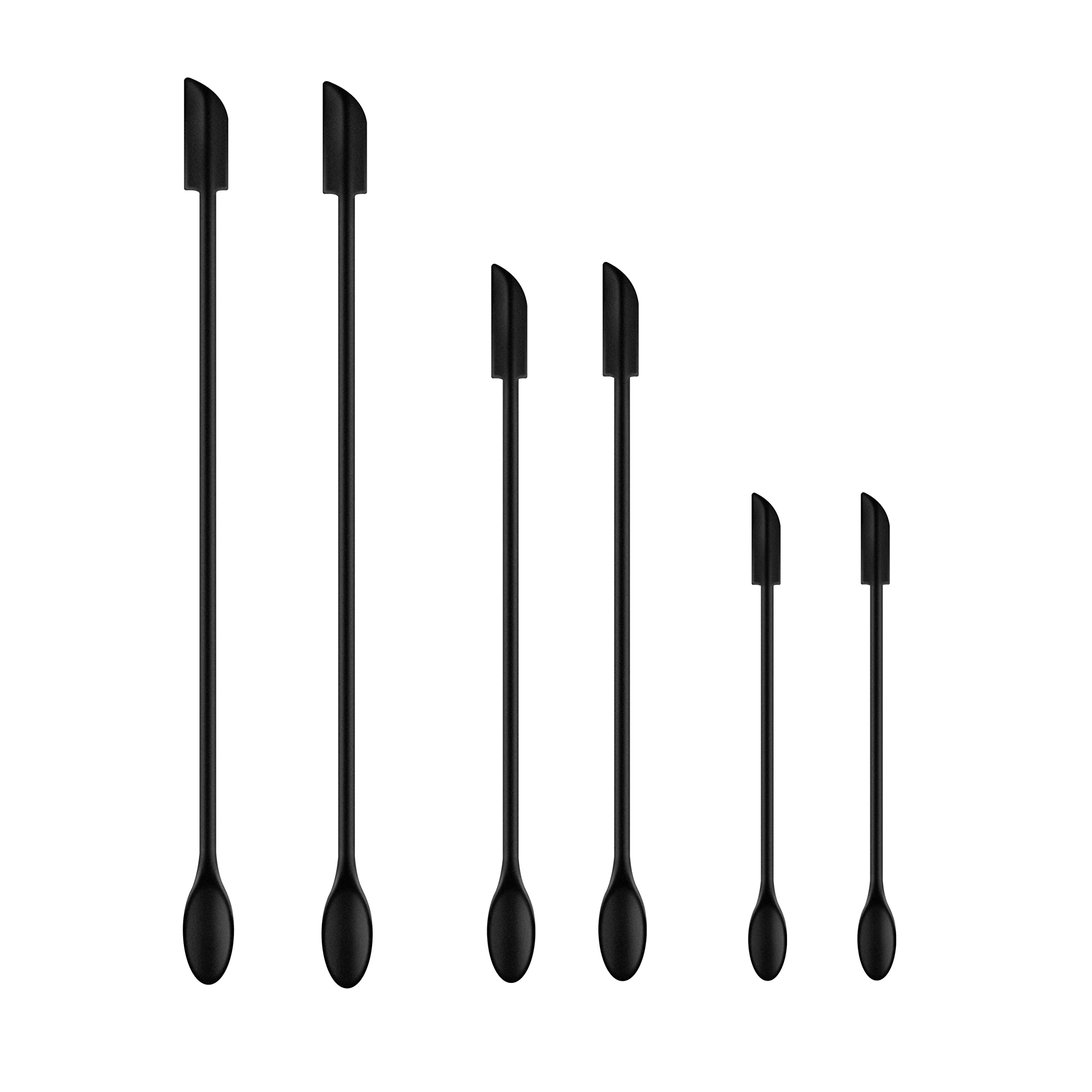 6-Piece Silicone Mini Spatula Set - Small Rubber Spatulas for Cooking, Baking, Makeup & Cosmetics | Reusable Kitchen & Beauty Tool for Jars, Creams & DIY Projects | Perfect for Home Chefs, Bakers & Makeup Artists
