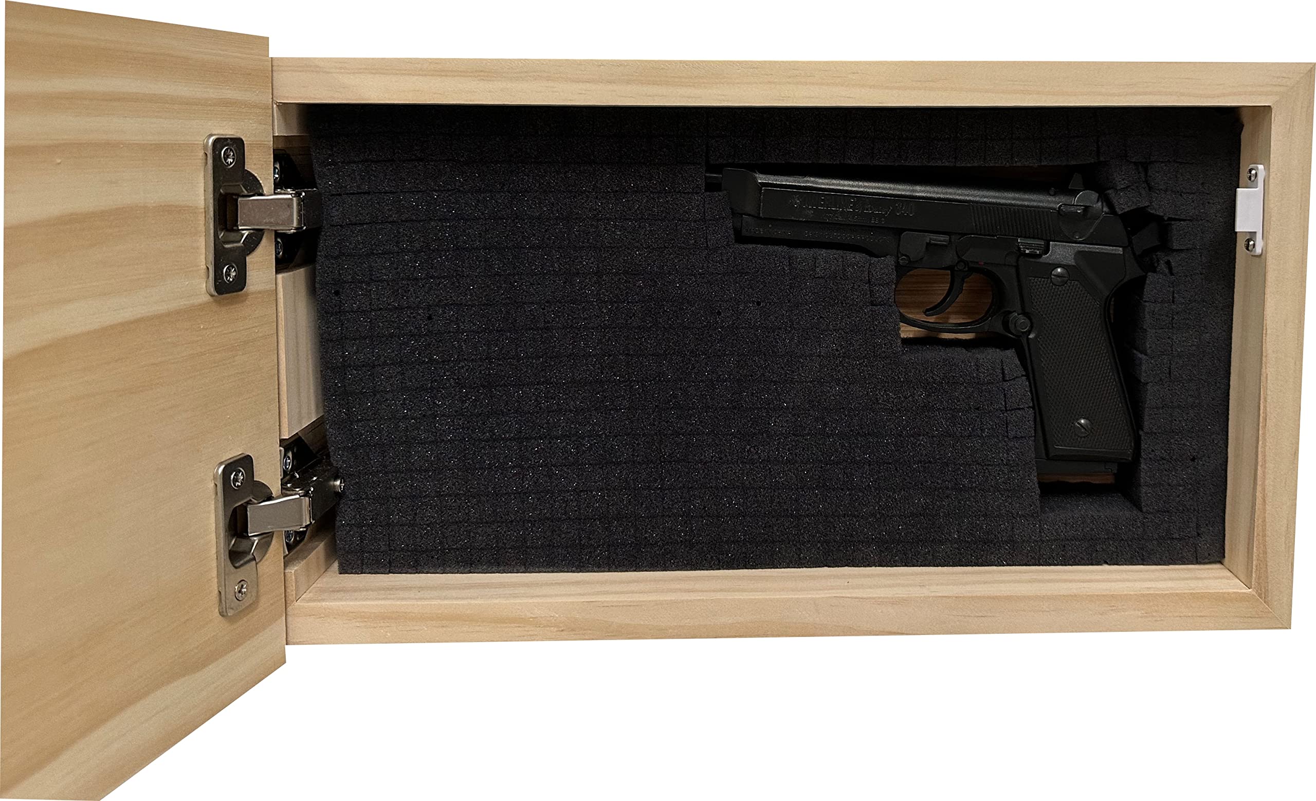 American Flag Concealed Gun Cabinet - Hidden Gun Storage Safe with Patriotic Red & Blue Design | Perfect for Home Security & Firearm Protection