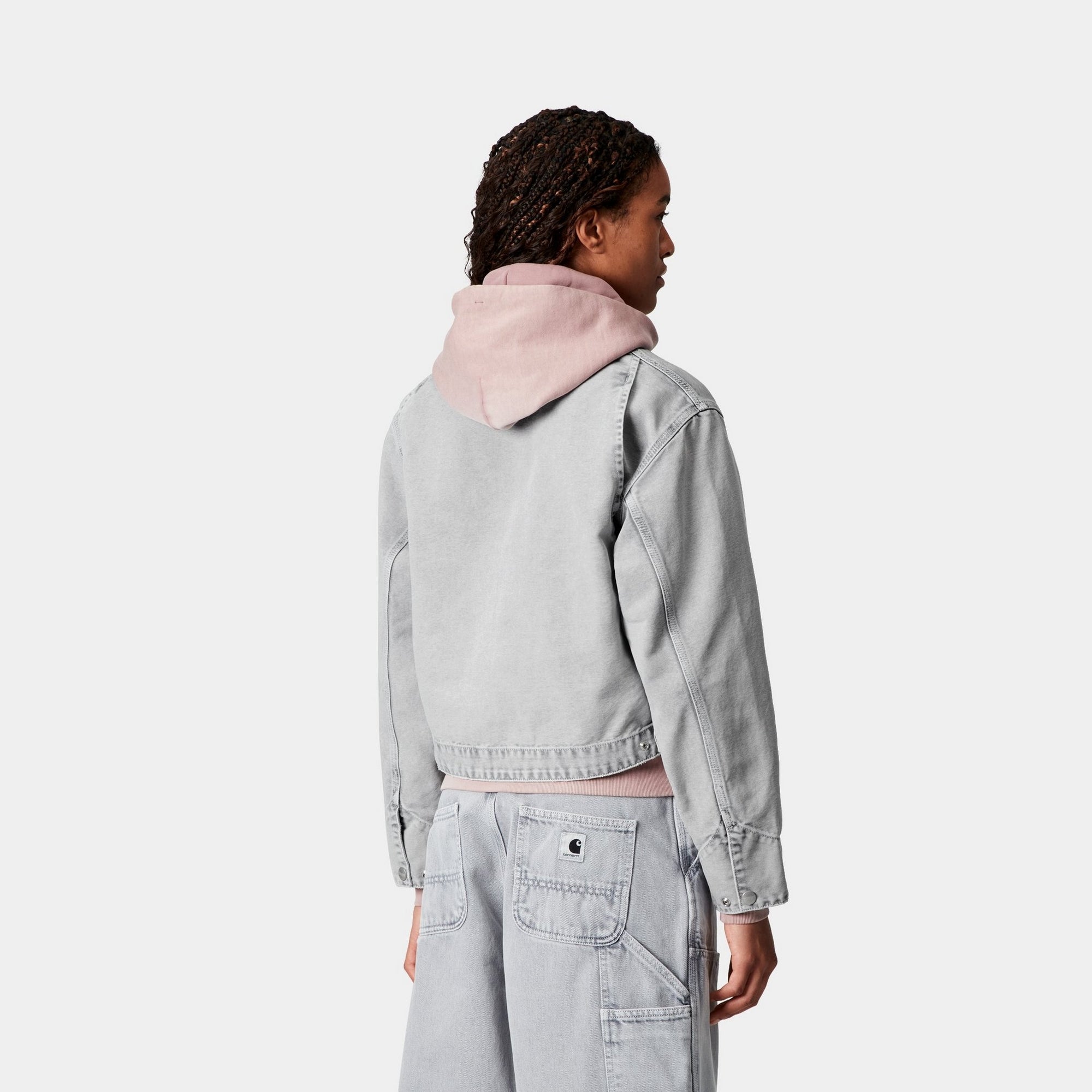 Women's Emery Jacket - Black Chalk Wash Waterproof Windbreaker Jacket for Outdoor Hiking & Casual Wear