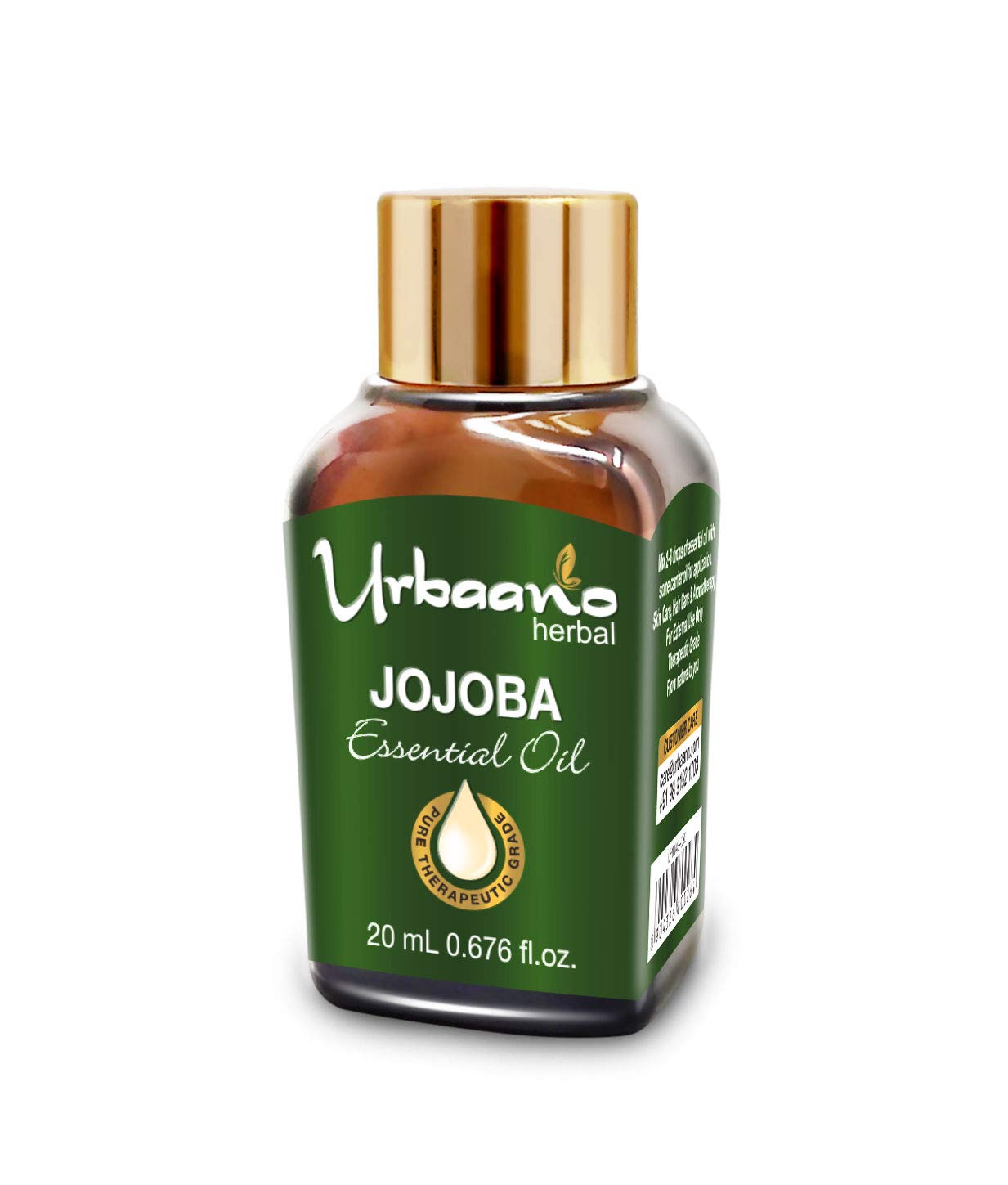 100% Pure Undiluted Jojoba Essential Oil for Face, Skin & Hair Care - 20ml Natural Makeup Remover, Hair Vitalizer & Carrier Oil | Perfect for Daily Skincare Routine, Aromatherapy & Gift Giving