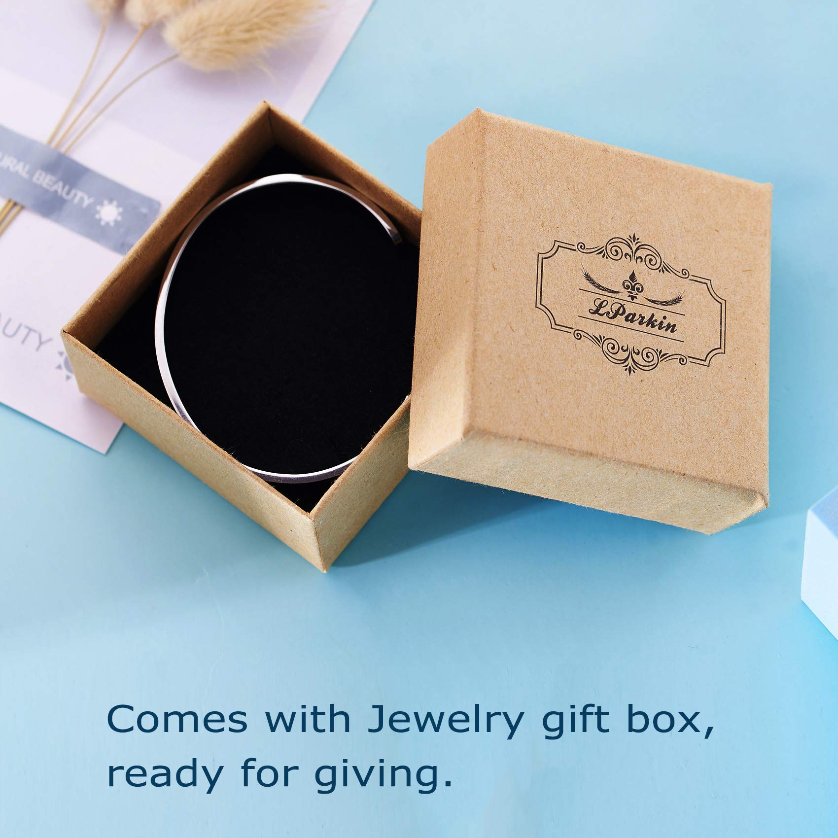 LParkin Long Distance Relationship Bracelet for Girlfriend - Romantic Anniversary Gift for Her - One Day Closer Couples Bracelet - Perfect for LDR Couples, Anniversaries & Special Occasions