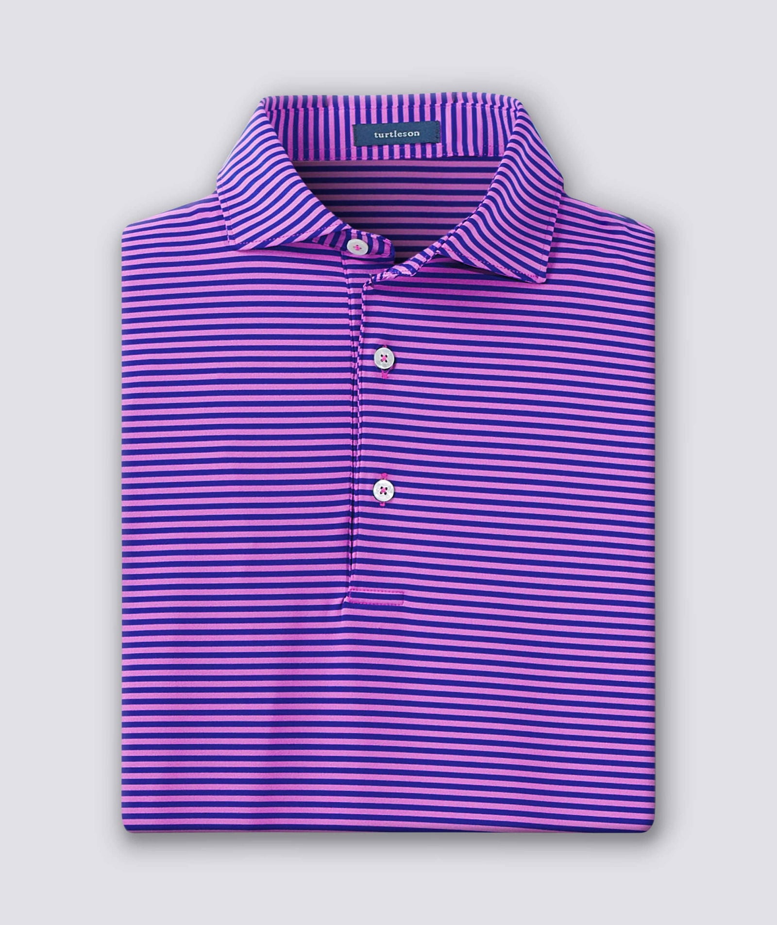 Edward Stripe Performance Polo Shirt - Men's Moisture-Wicking Golf & Casual Wear - Closeout Sale | Perfect for Golf, Tennis & Outdoor Activities