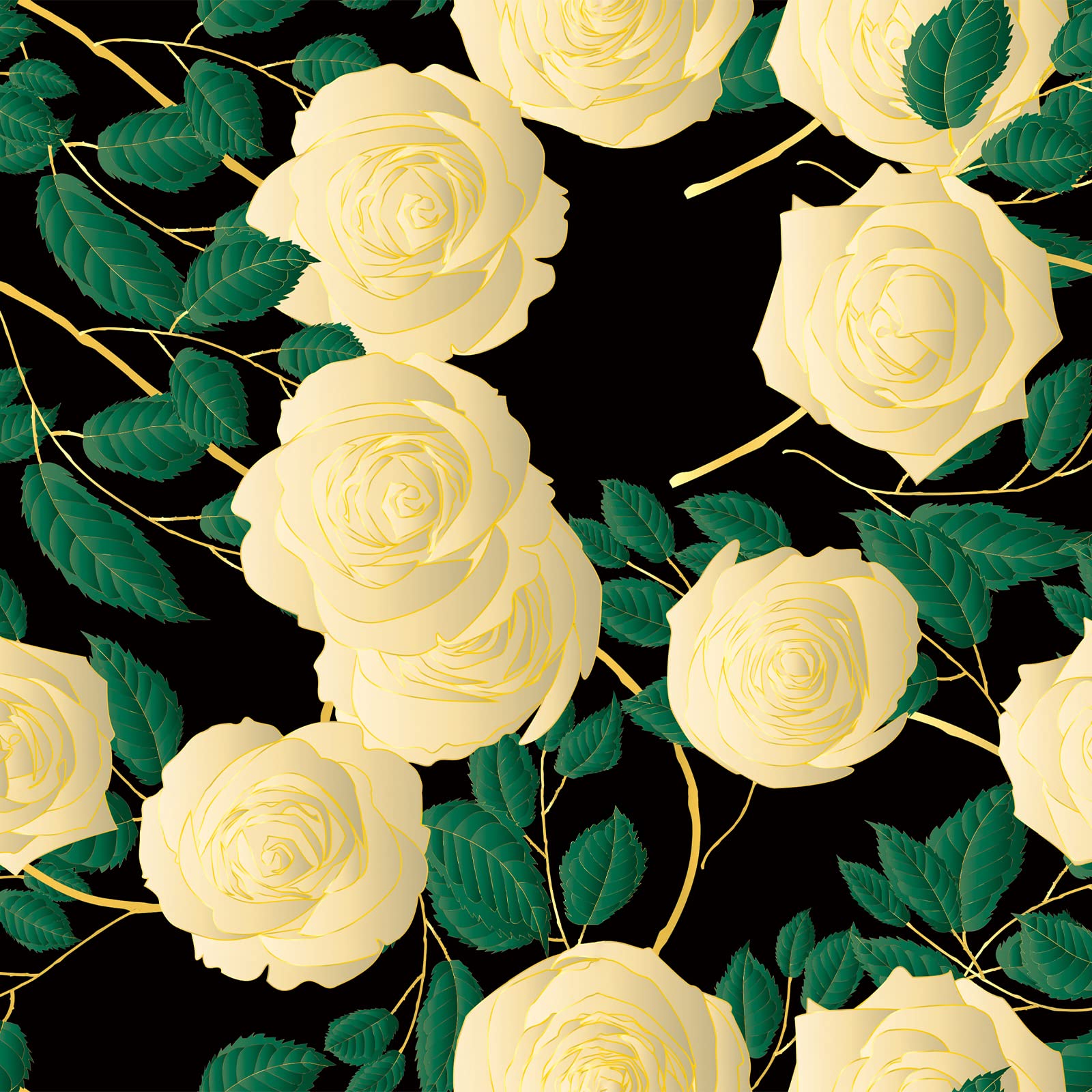 VEELIKE 17.7''x354'' Black Tea Rose Floral Wallpaper - Dark Vintage Peel and Stick Self-Adhesive Removable Wallpaper for Bedroom, Wall, Cabinets, Shelves, Table - Perfect for Home Decor, DIY Projects & Room Makeovers