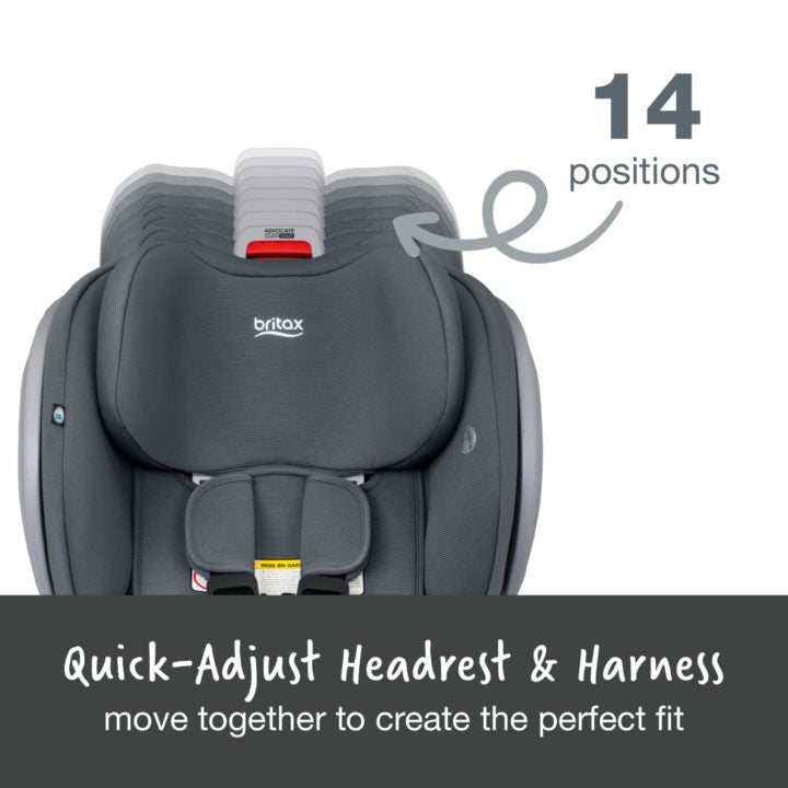 Britax Advocate ClickTight Convertible Car Seat - Safe & Comfortable for Infants to Toddlers (5-65 lbs) | Easy Installation & Side Impact Protection | Perfect for Family Travel & Daily Commute