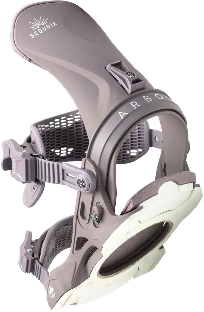 Arbor Women's Sequoia Snowboard Bindings 2023 - Premium Adjustable Bindings for All-Mountain Riding | Perfect for Freestyle & Powder Snowboarding