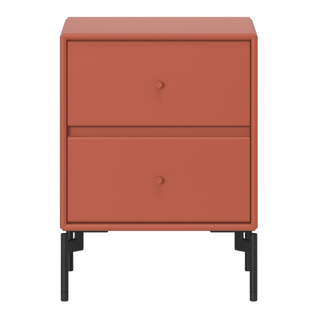 Modern Wooden Drift Bedside Table with Sturdy Legs - Perfect for Bedroom, Living Room, or Office Nightstand