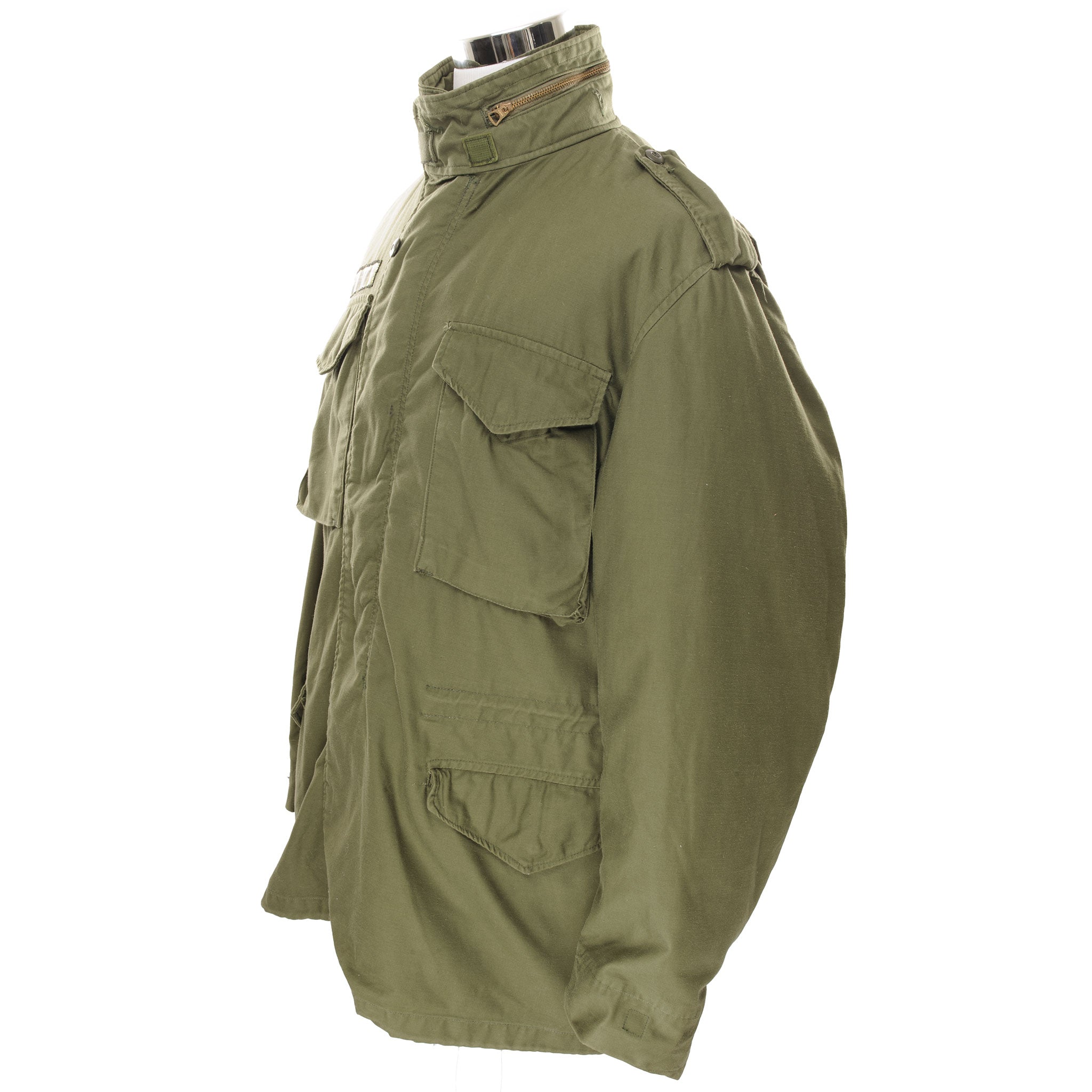 Vintage US Army M1965 M65 Alpha Industries Field Jacket - 1974 Vietnam War Era - Large Long Size - Military Surplus Outerwear for Collectors & Outdoor Enthusiasts