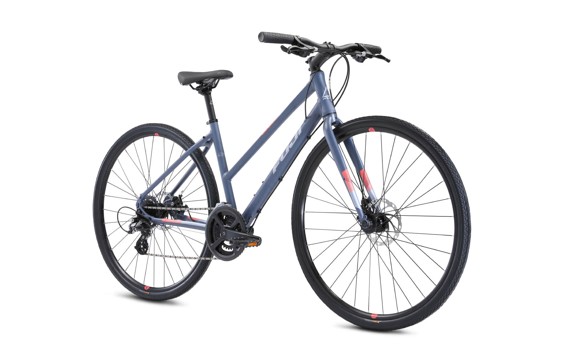 Fuji Absolute 1.9 ST Hybrid Bike - Lightweight Aluminum Frame, 21-Speed Shimano Gears for Men & Women - Perfect for Commuting, Fitness & Leisure Rides