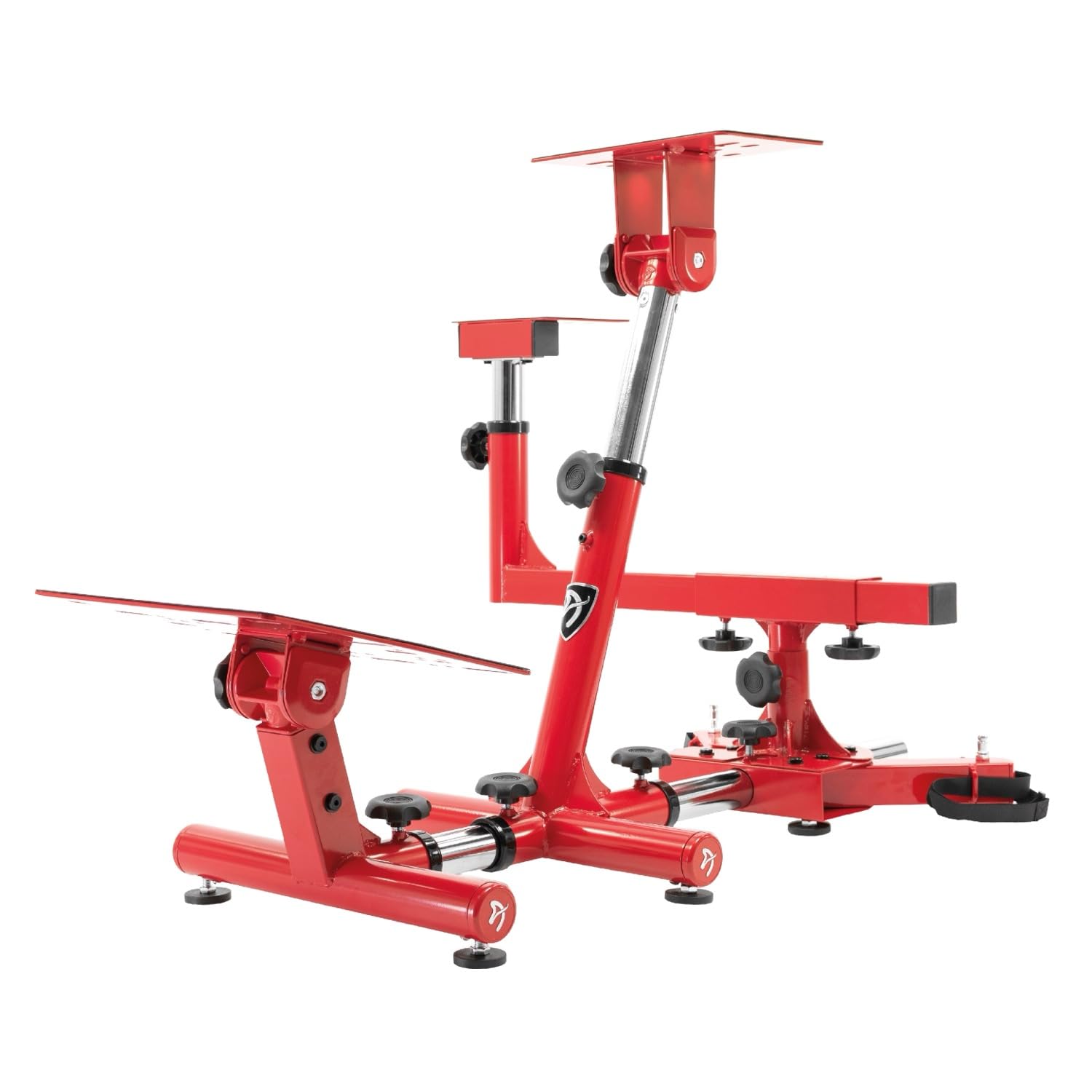 Arozzi Velocita Universal Racing Simulator Cockpit - Compatible with Logitech G29, Thrustmaster & Fanatec Wheels | Adjustable, Foldable & Portable Design | Perfect for PC, PS5 & Xbox Gaming Setup - Red