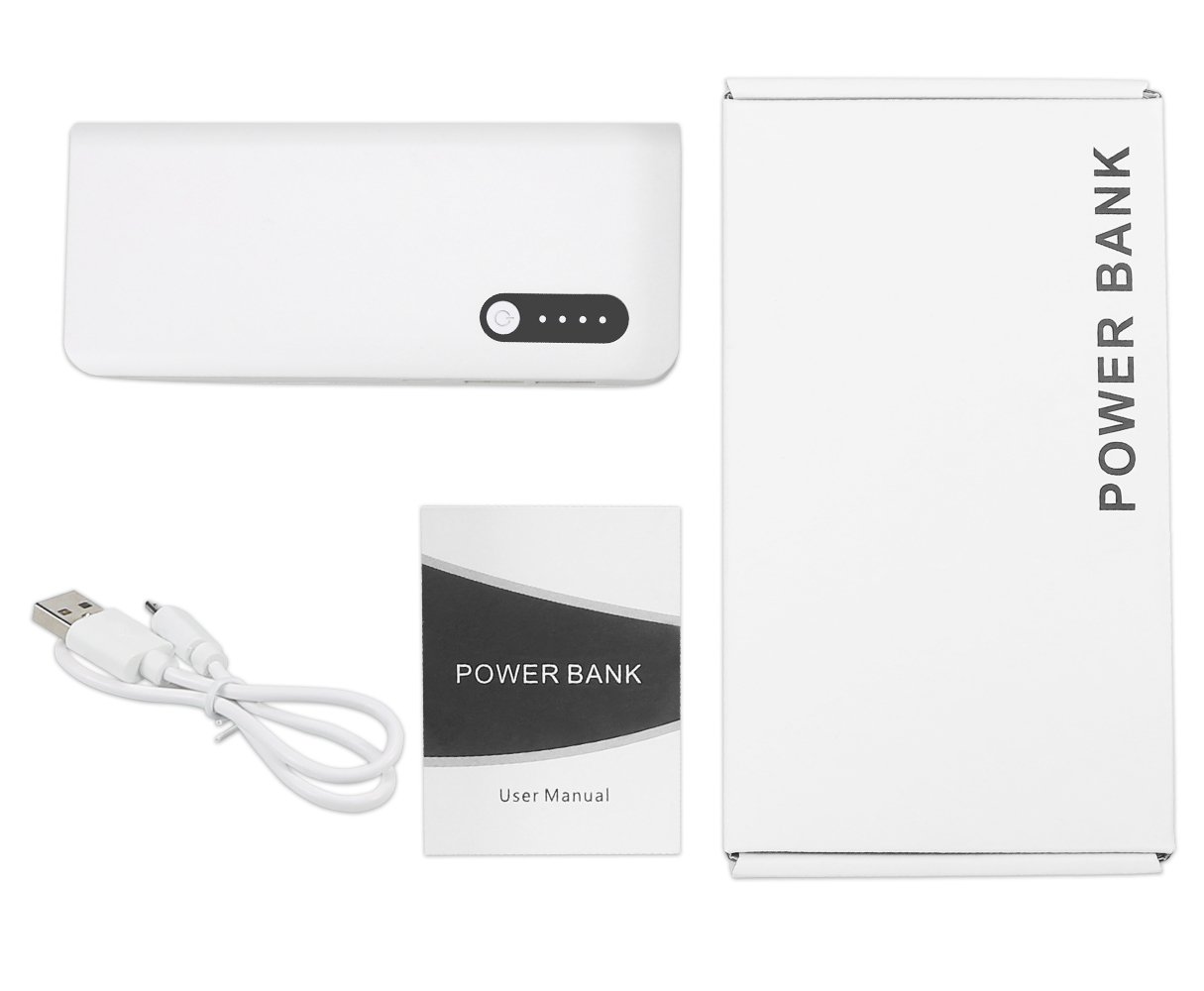 SOLICE® 16800mAh Portable Charger Power Bank - High Capacity External Battery Pack with LED Light & Dual USB Ports for iPhone, iPad, Samsung Galaxy - Perfect for Travel, Camping, and Emergency Power Backup